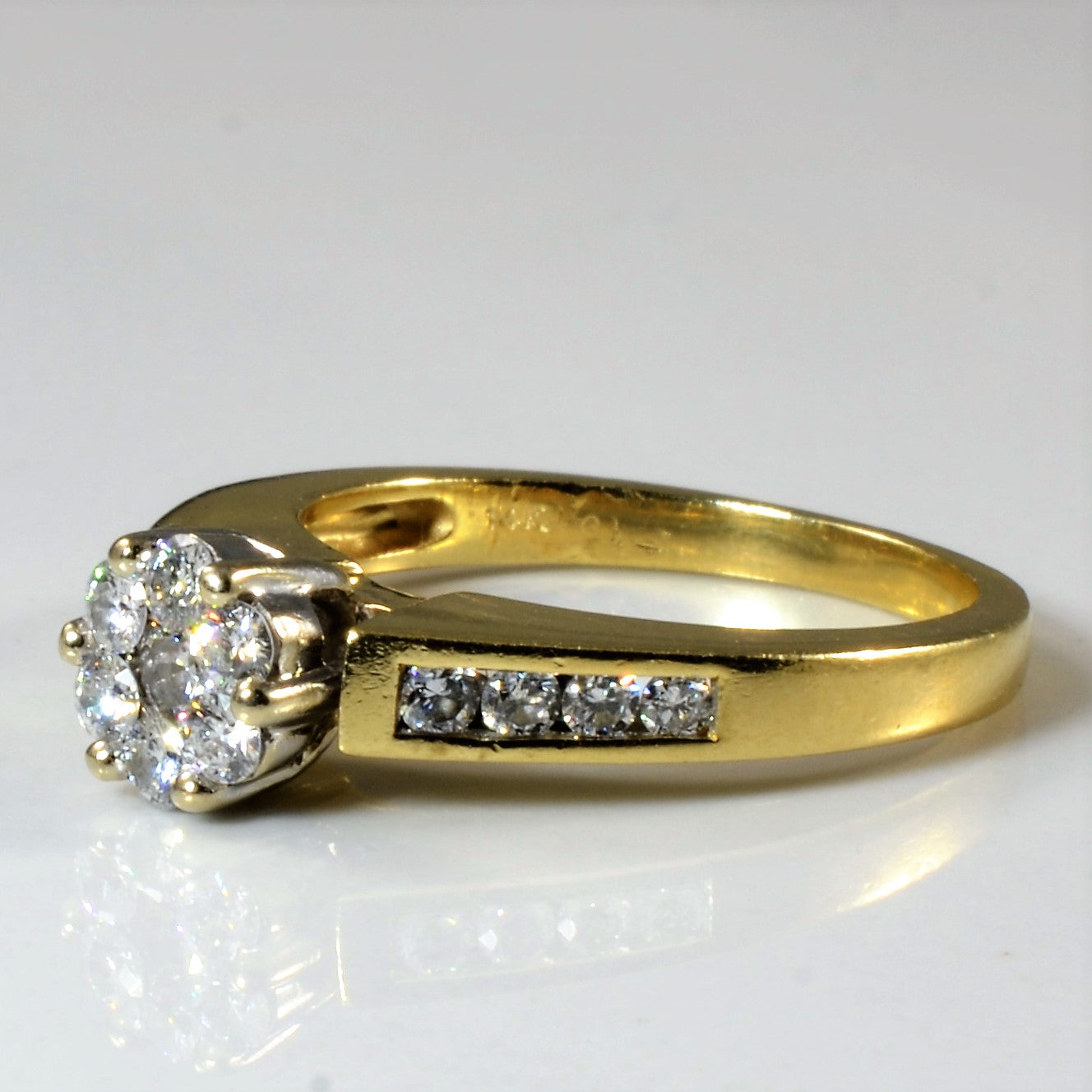High Set Diamond Cluster Ring | 0.55ctw | SZ 7 |