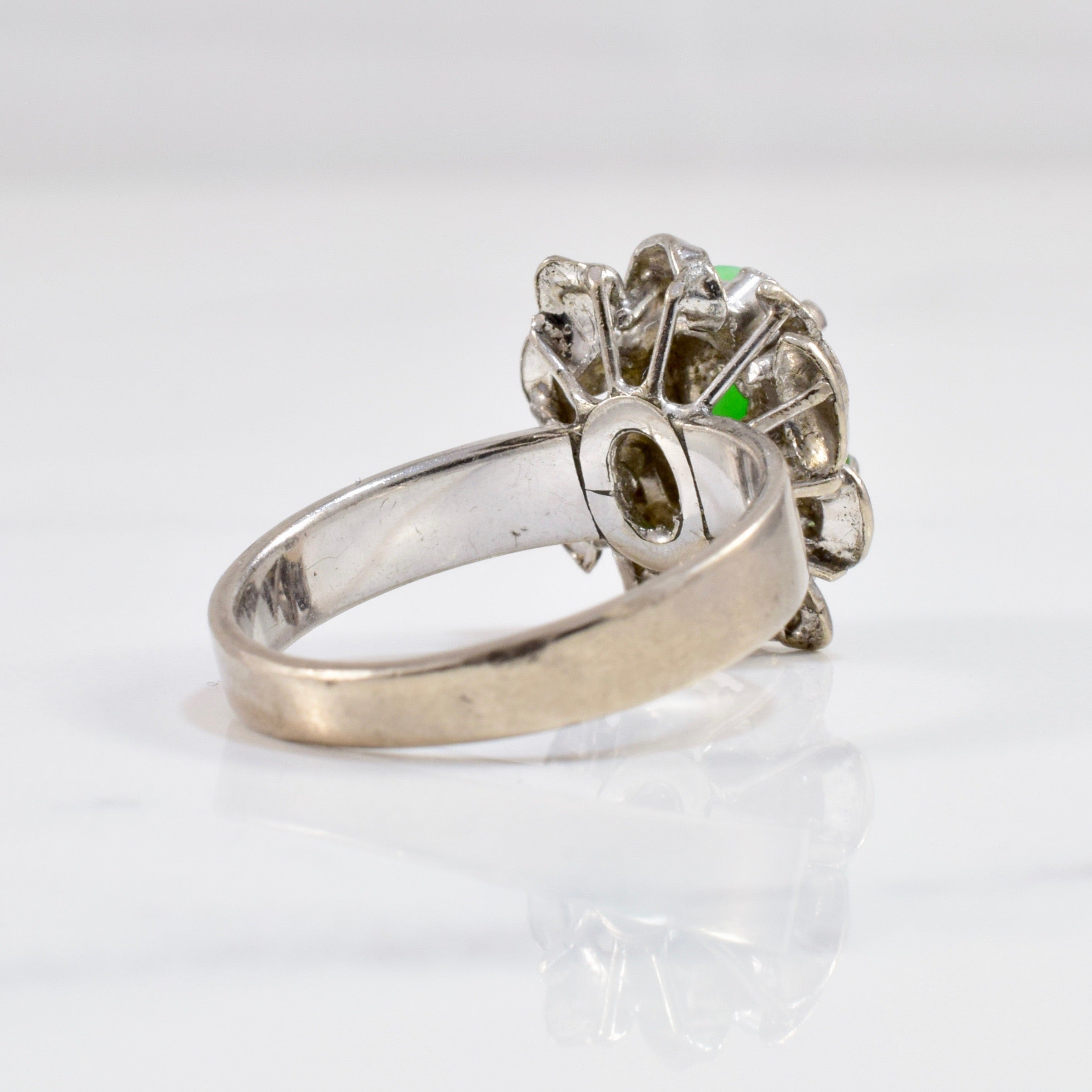 Bague Art Déco en Jade | Taille 5 |