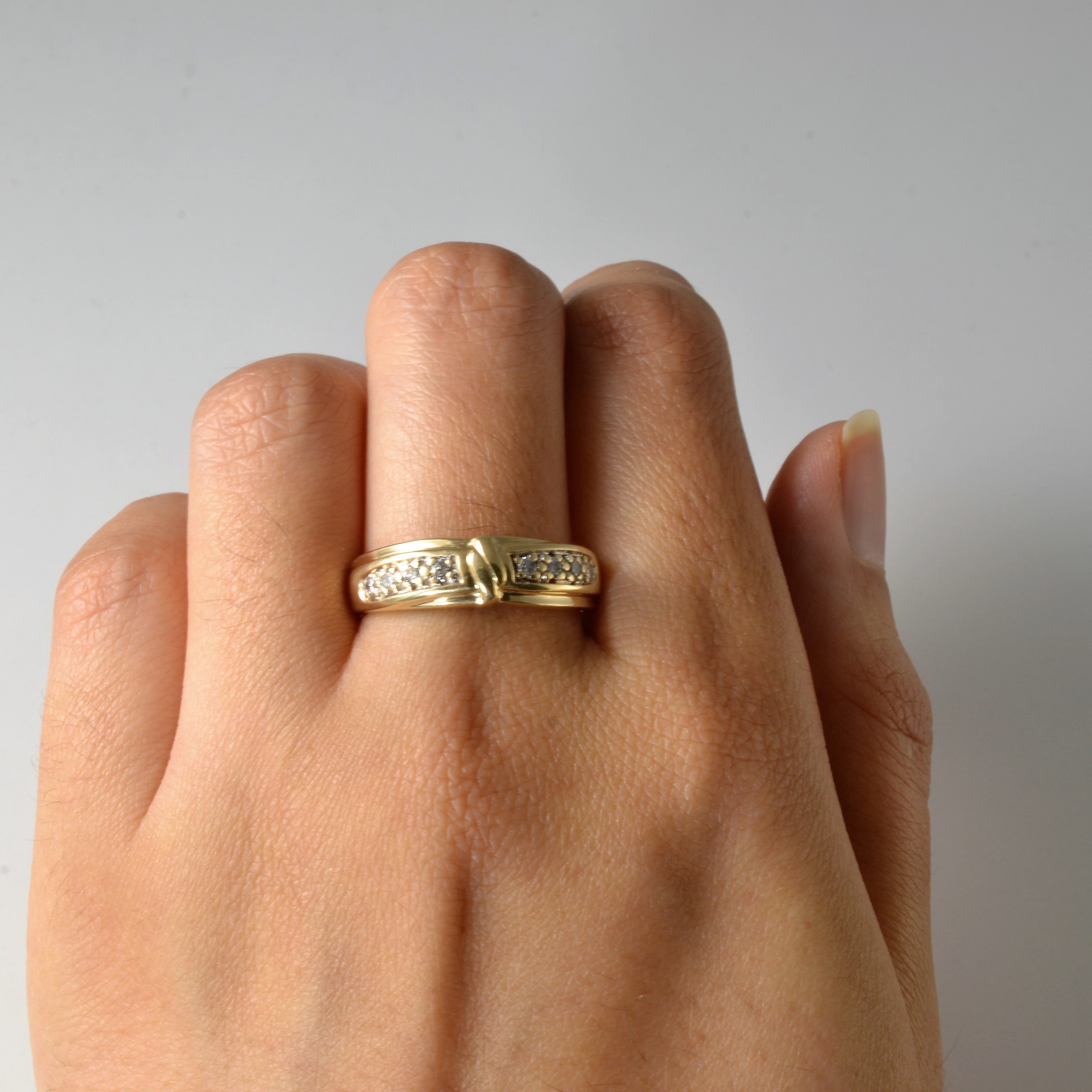 Diamond Knot Band | 0.20ctw | SZ 9 |