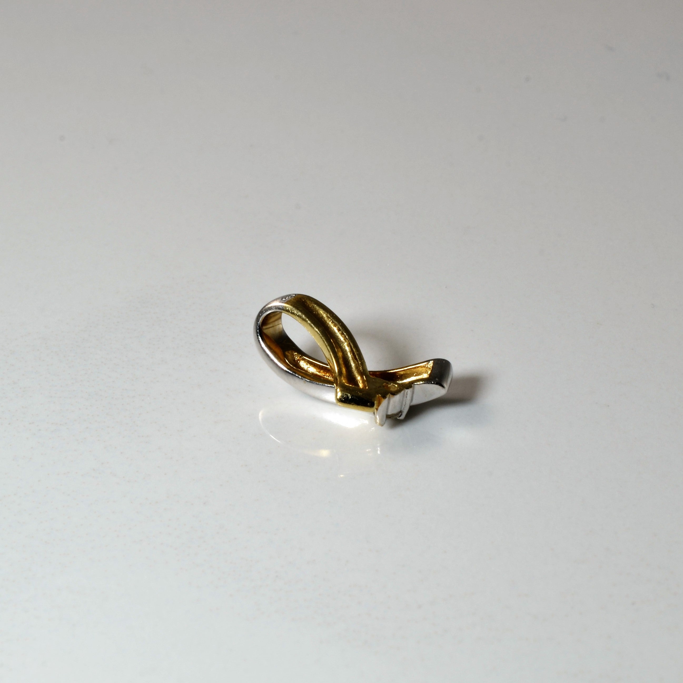 Two Tone Diamond Pendant | 0.025ct |