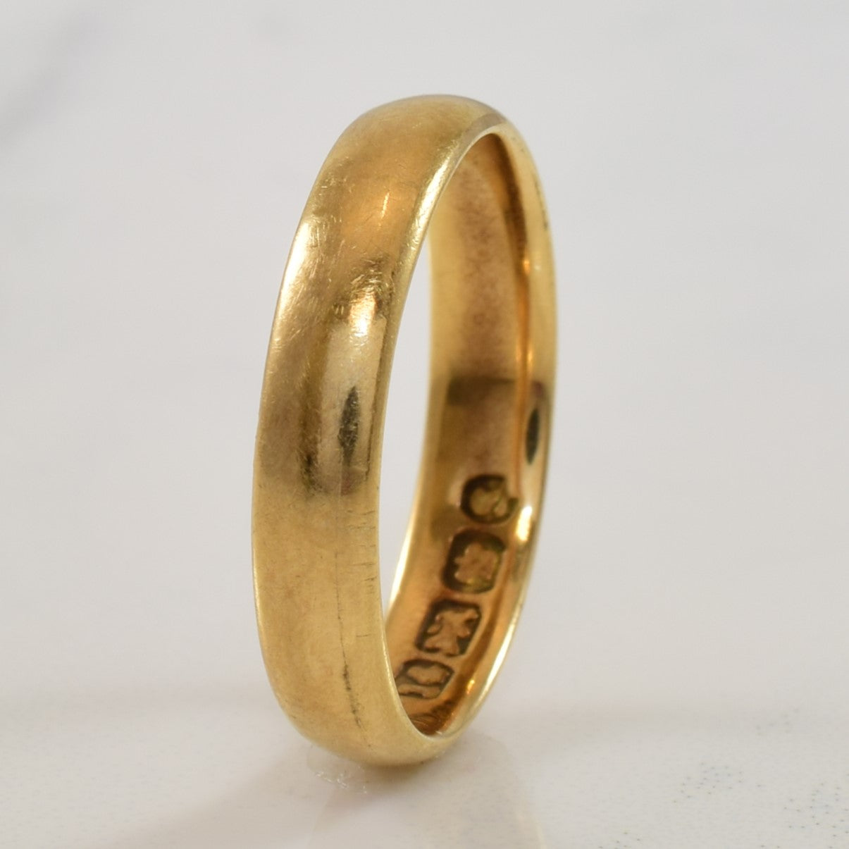 Early 1900s Yellow Gold Plain Band | SZ 6.75 |