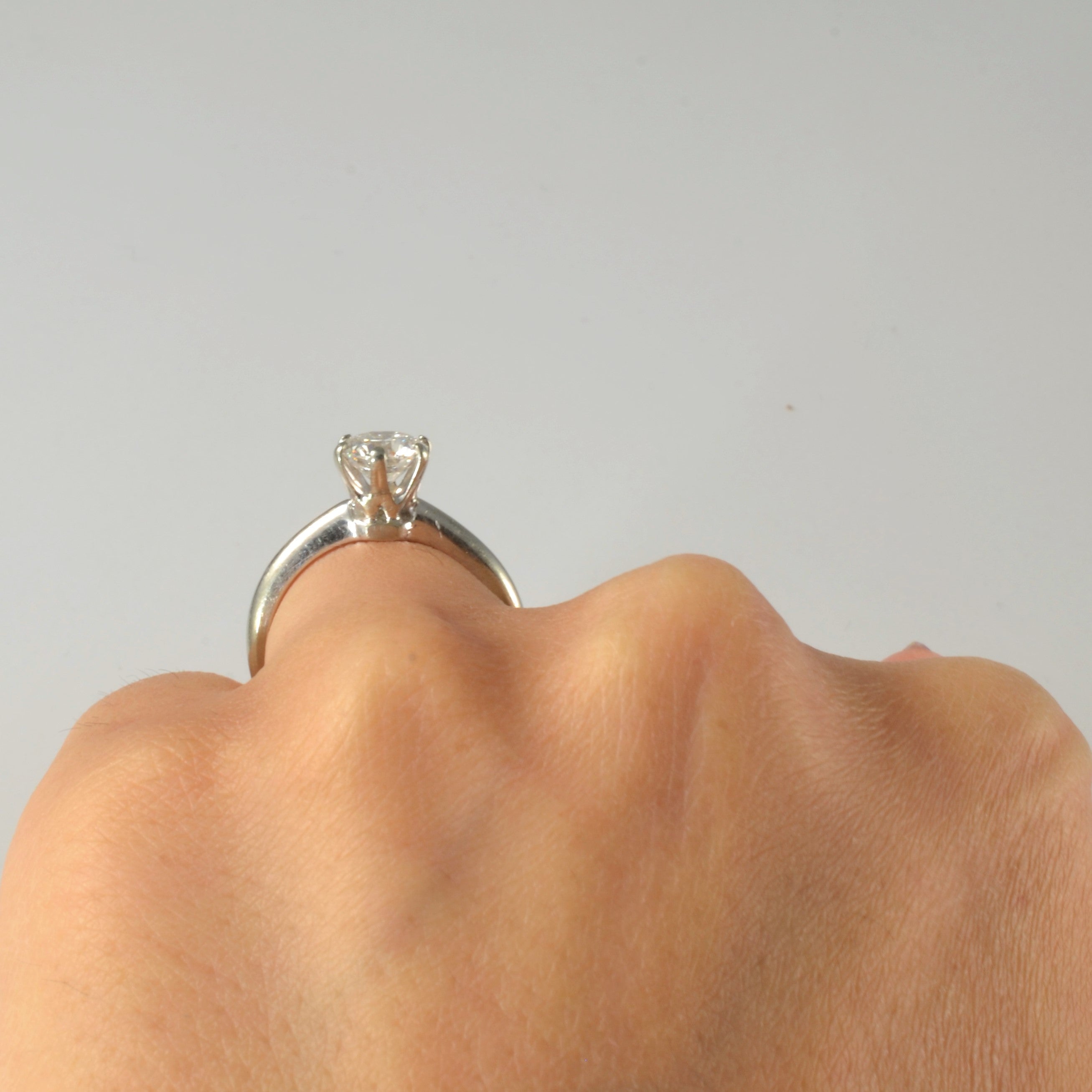 Six Prong Solitaire Diamond Ring | 0.86ct | SZ 5.5 |