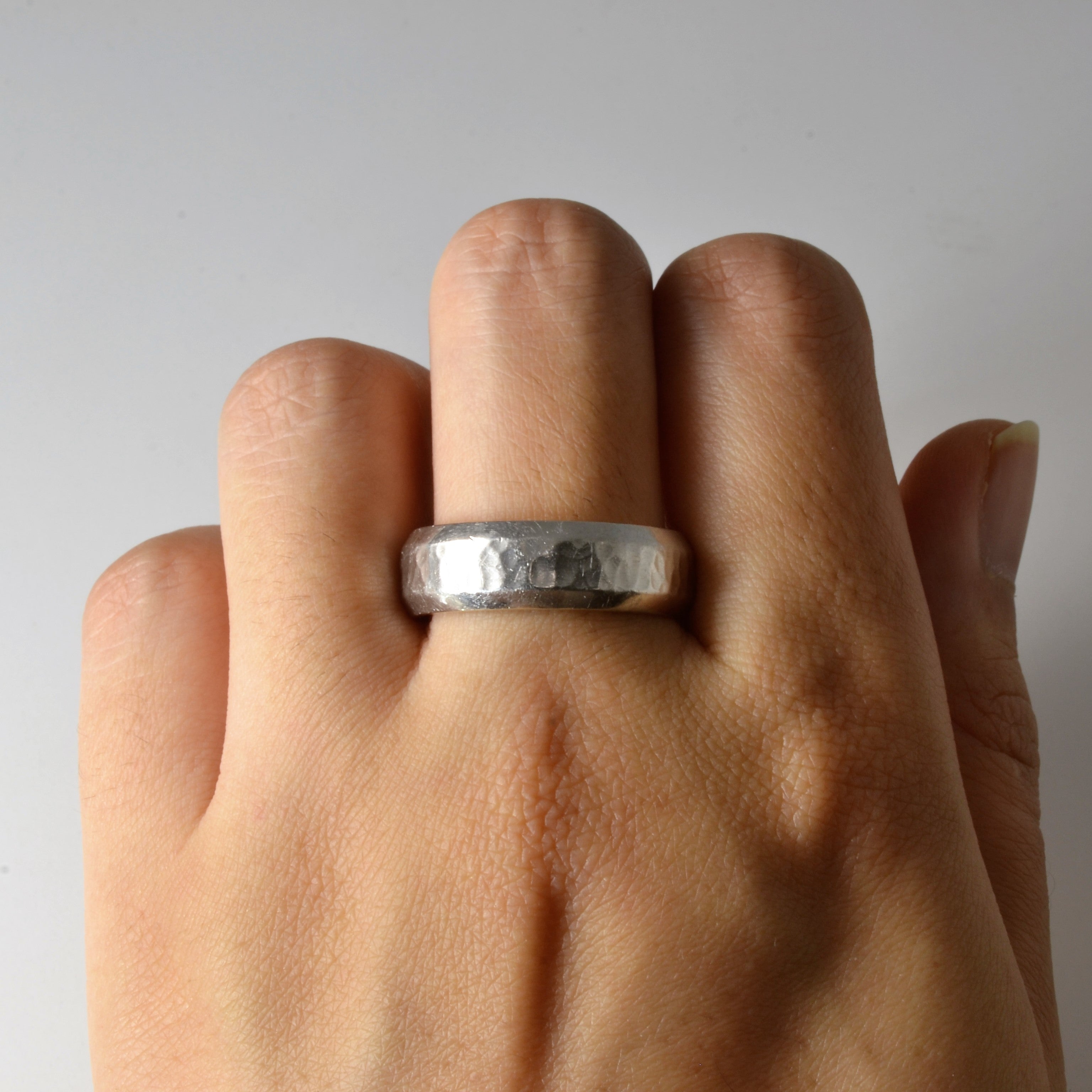Brinkhaus' Mixed Metal Hammered Band | SZ 10 |