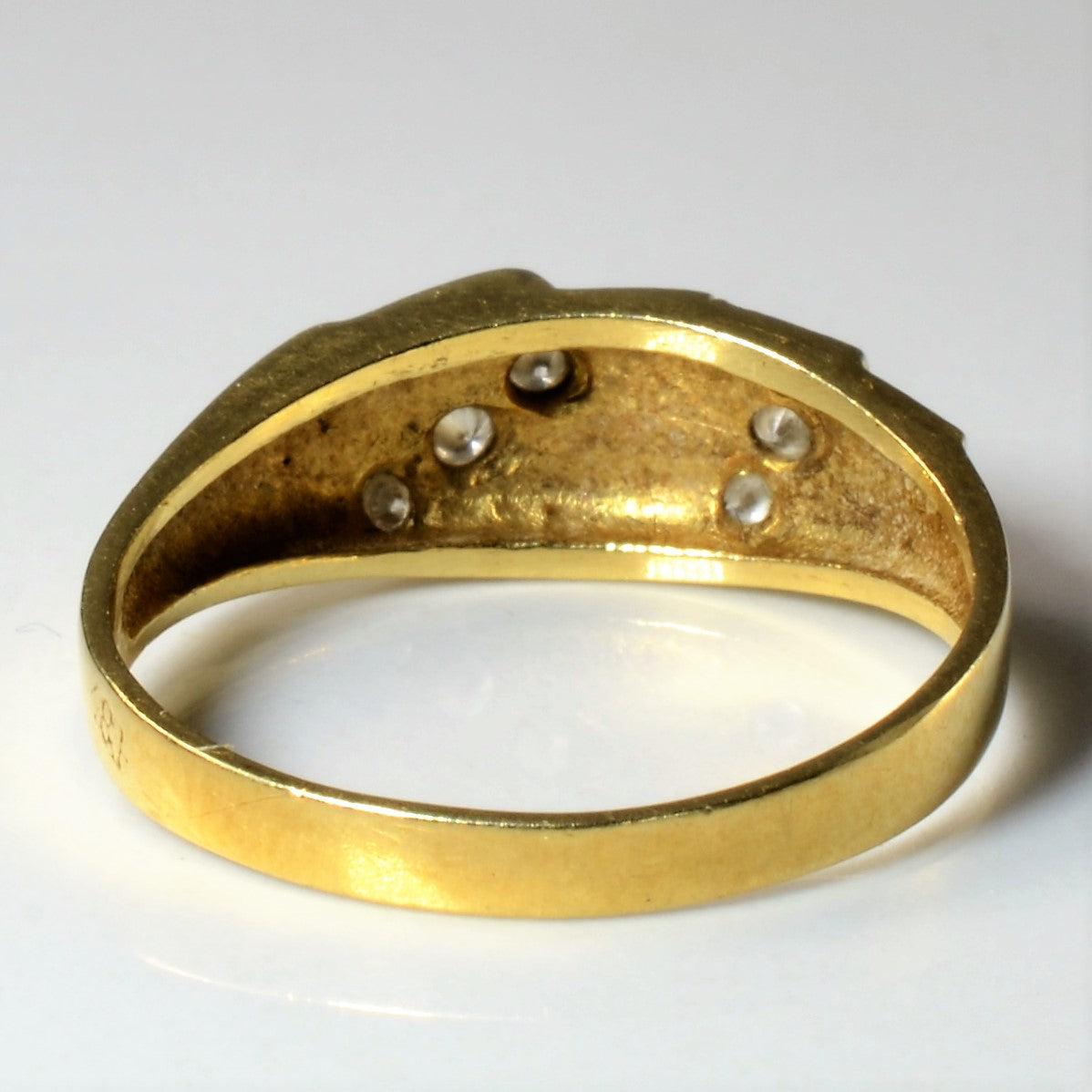 Bague abstraite en diamant | 0,09 ct | Taille 6,75 |
