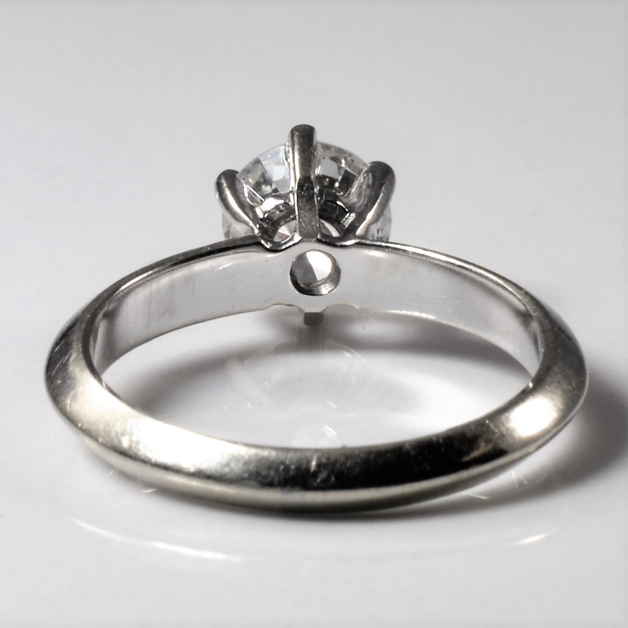 Knife Edge Six Prong Solitaire Diamond Ring | 1.00ct | SZ 5.25 |