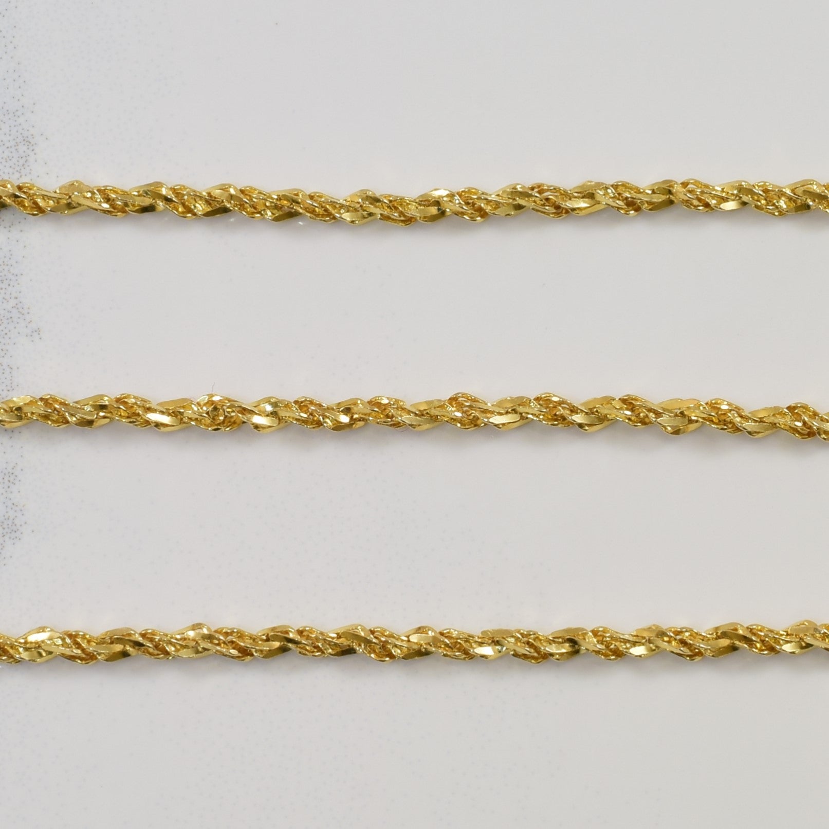 14k Yellow Gold Rope Chain | 18" |