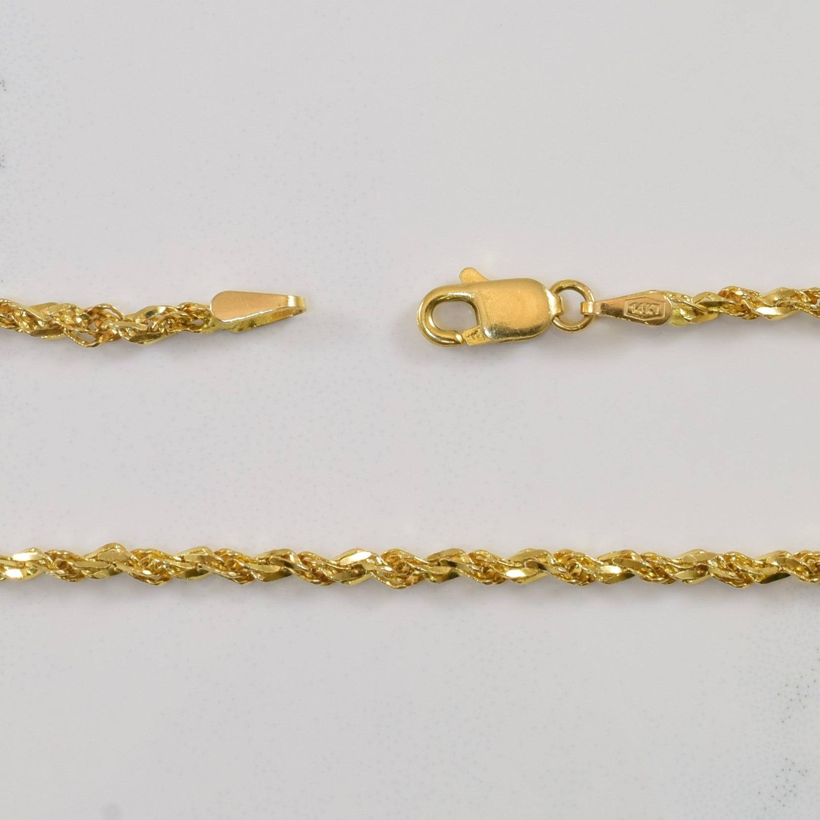 14k Yellow Gold Rope Chain | 18" |