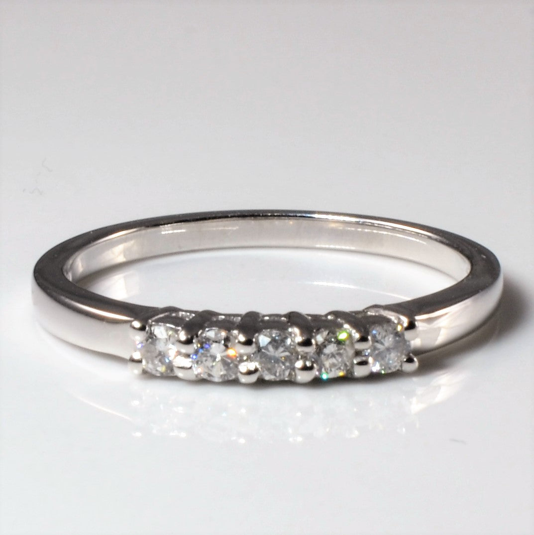 Five Stone Diamond Ring | 0.21ctw | SZ 6.5 |