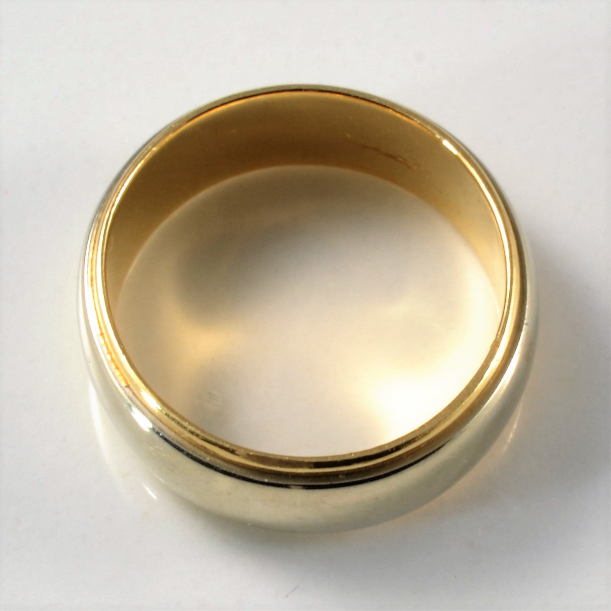 Art Carved' Two Tone Gold Band | SZ 4.75 |