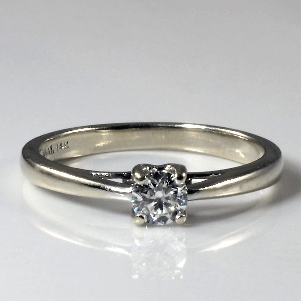 Classic Solitaire Diamond Ring | 0.23ct | SZ 6.75 |
