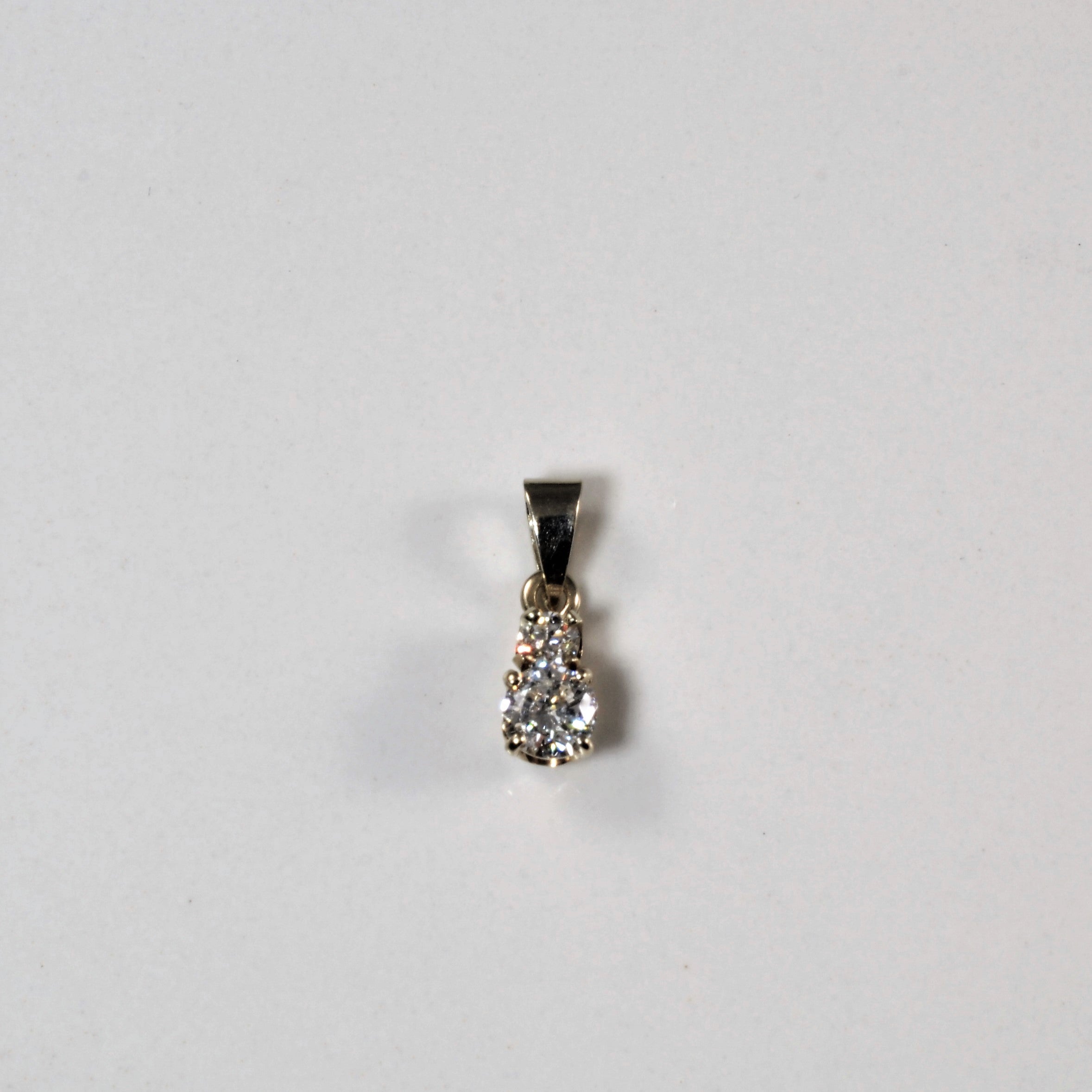 Pendentif deux diamants | 0,48 ct |