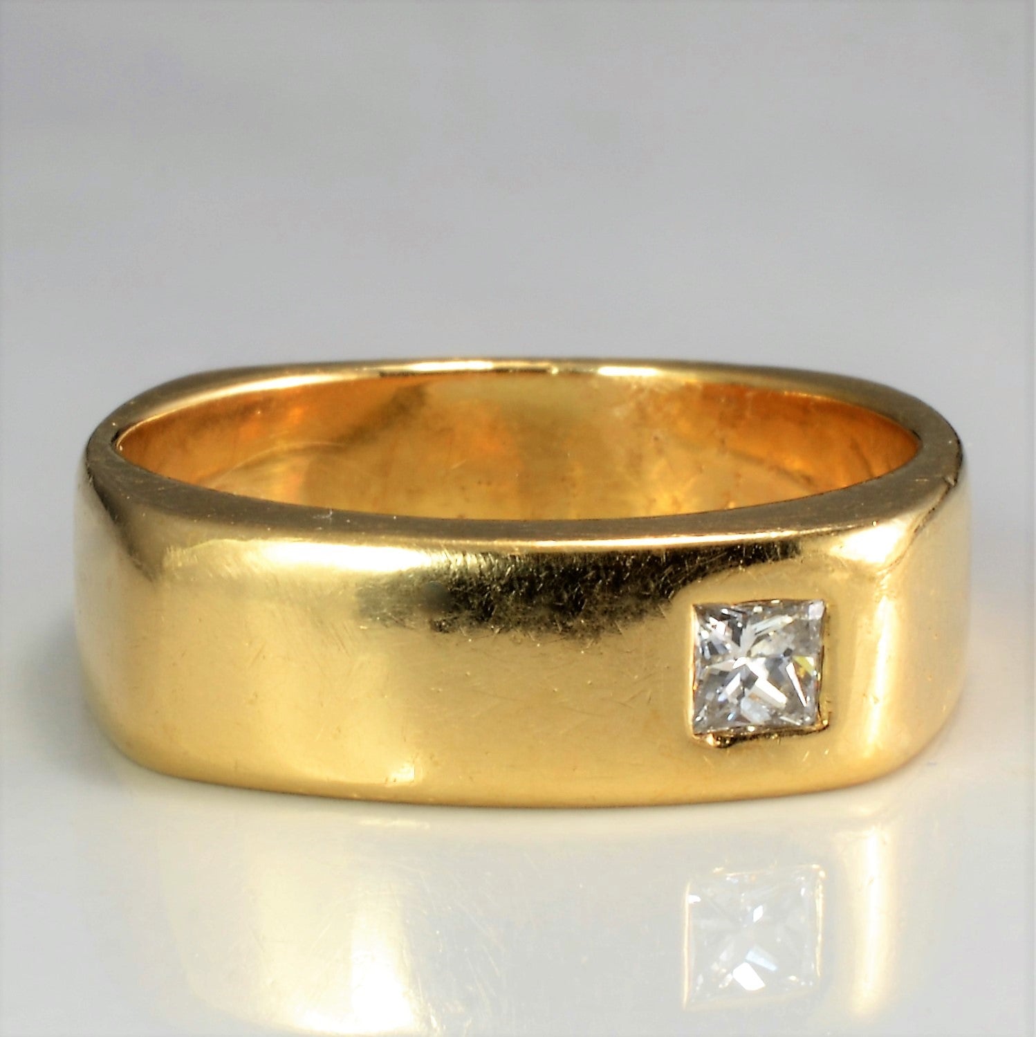 Flush Set Princess Diamond Ring | 0.25ct | SZ 9.75 |