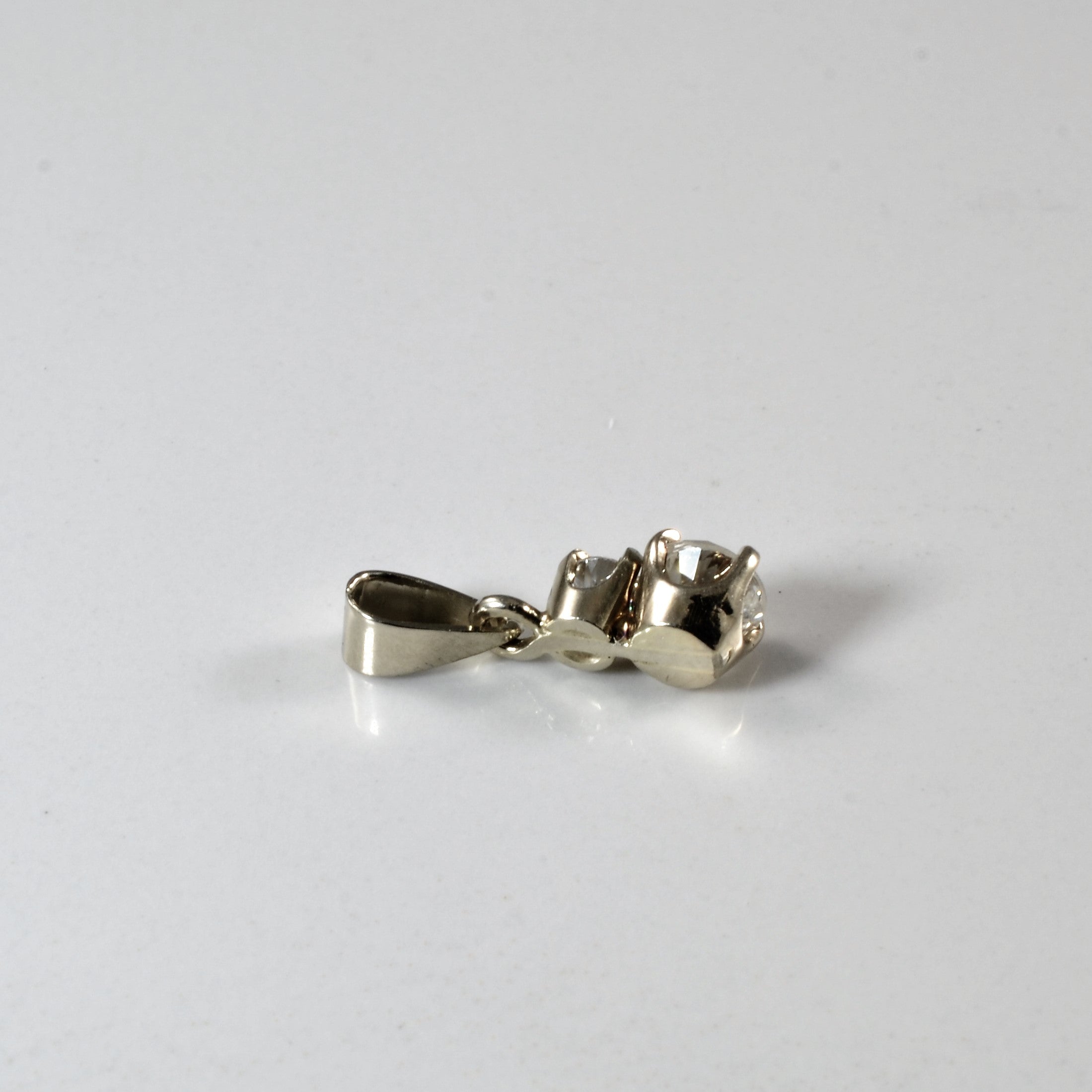 Pendentif deux diamants | 0,48 ct |