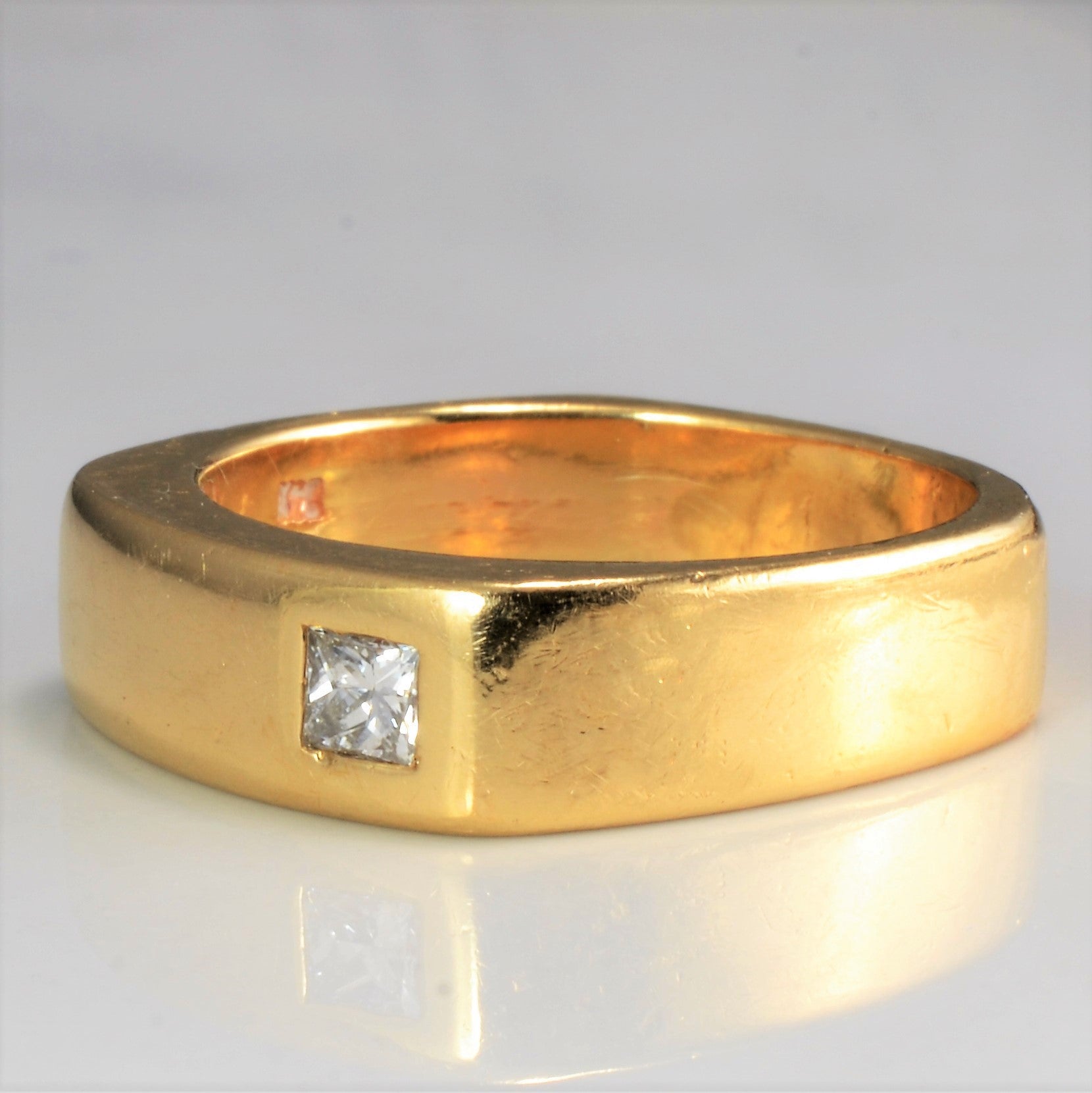 Flush Set Princess Diamond Ring | 0.25ct | SZ 9.75 |