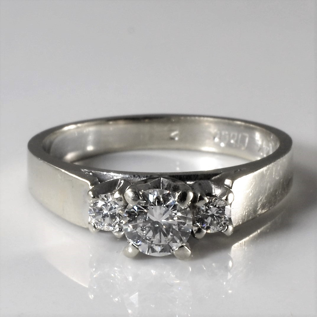 Three Stone Diamond Ring | 0.36ctw | SZ 5.75 |