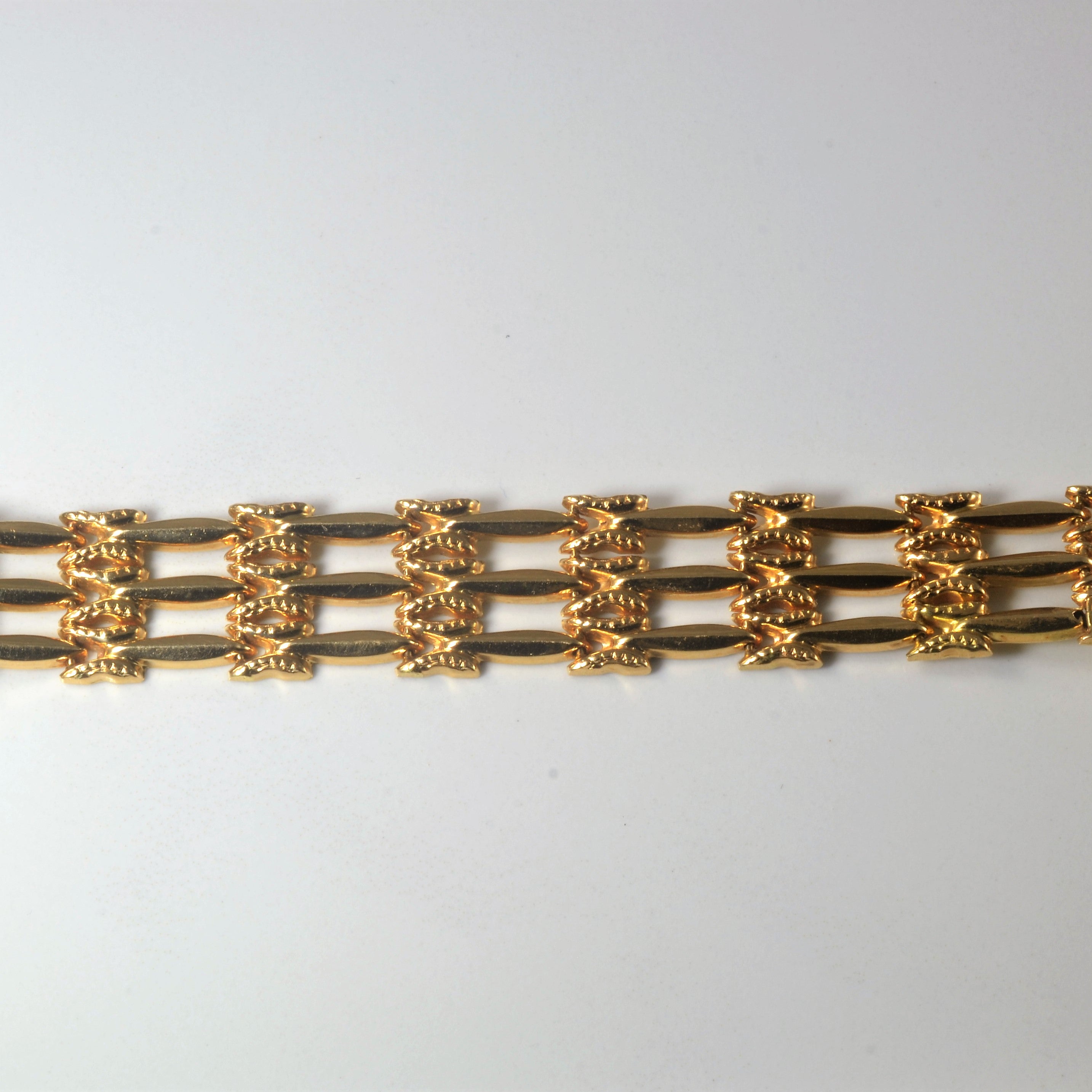 Yellow Gold Chain Link Bracelet | 7.5" |