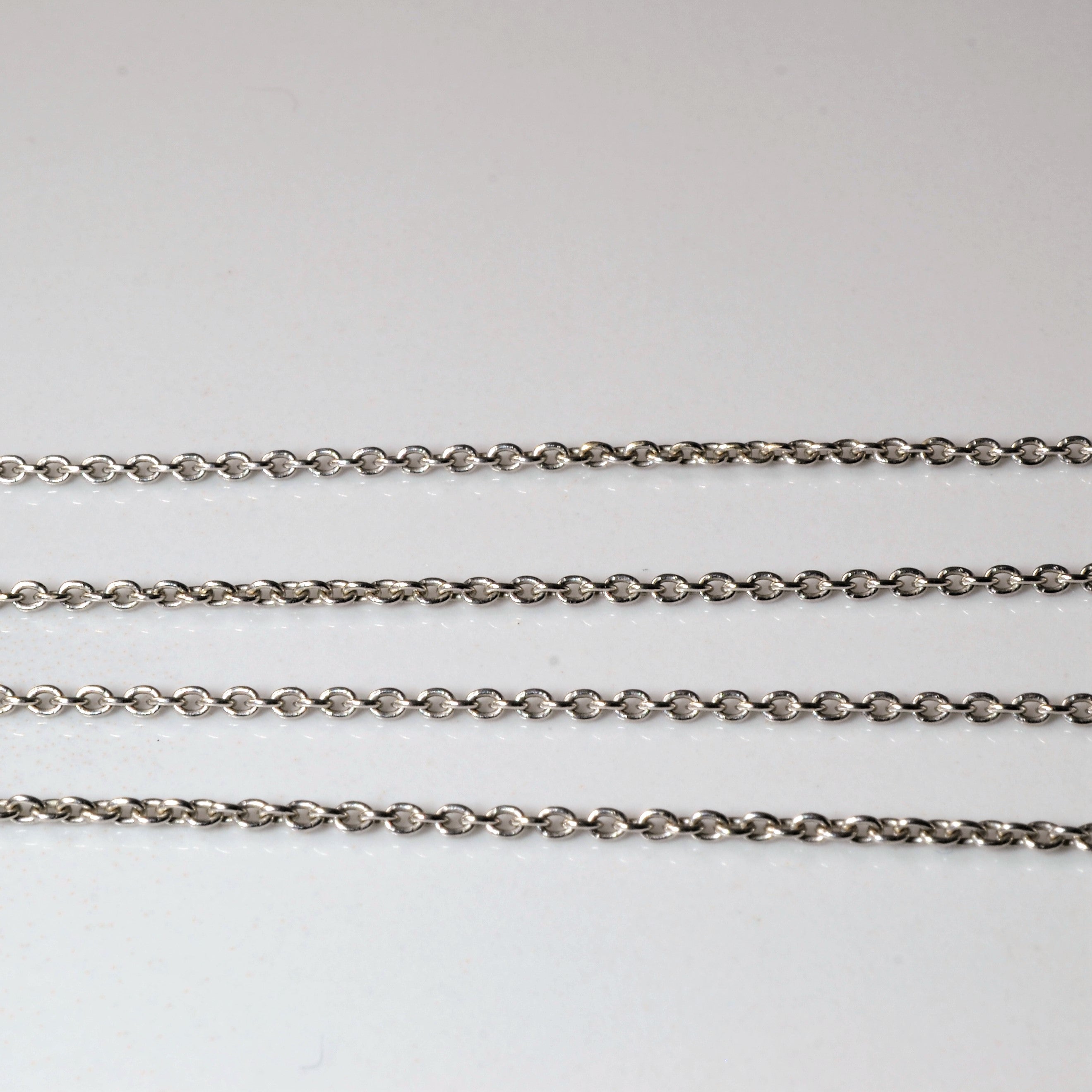Channel Set Diamond Cross Necklace | 0.17ctw | 20" |