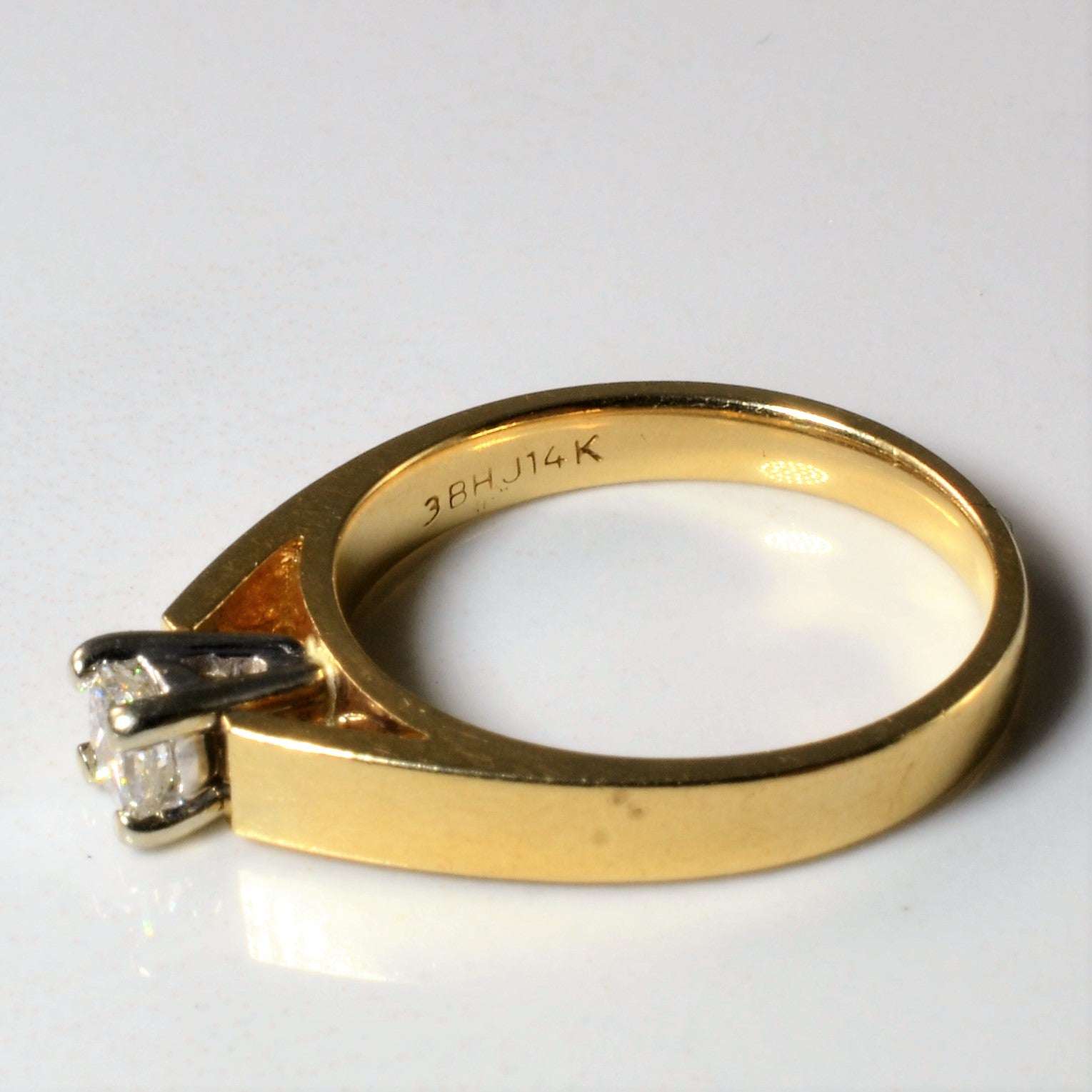 Solitaire Princess Diamond Ring | 0.23ct | SZ 6.75 |