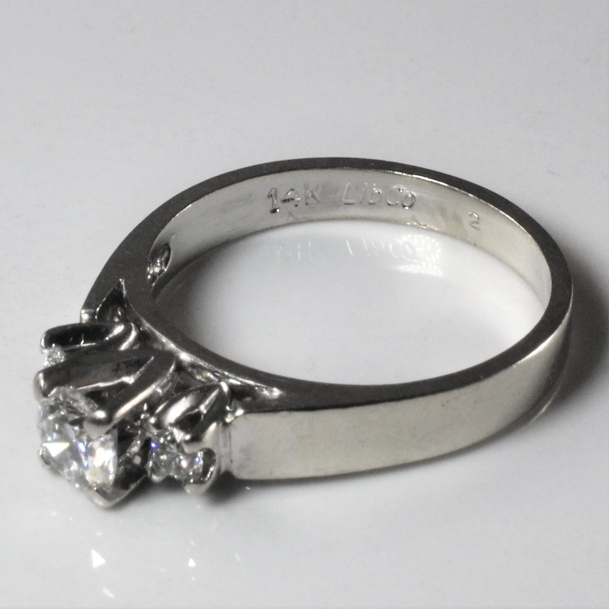 Three Stone Diamond Ring | 0.36ctw | SZ 5.75 |