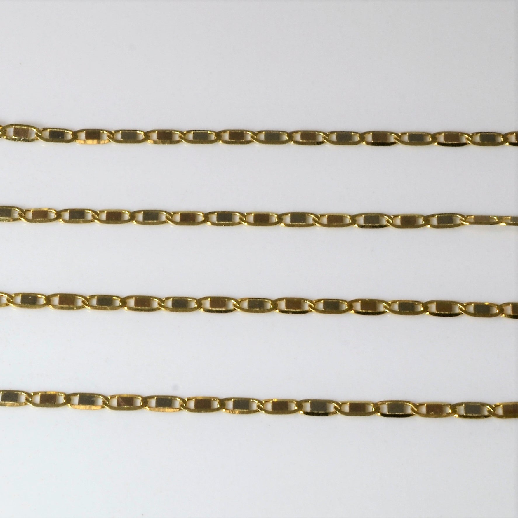 18k Tri Tone Gold Anchor Chain | 22" |