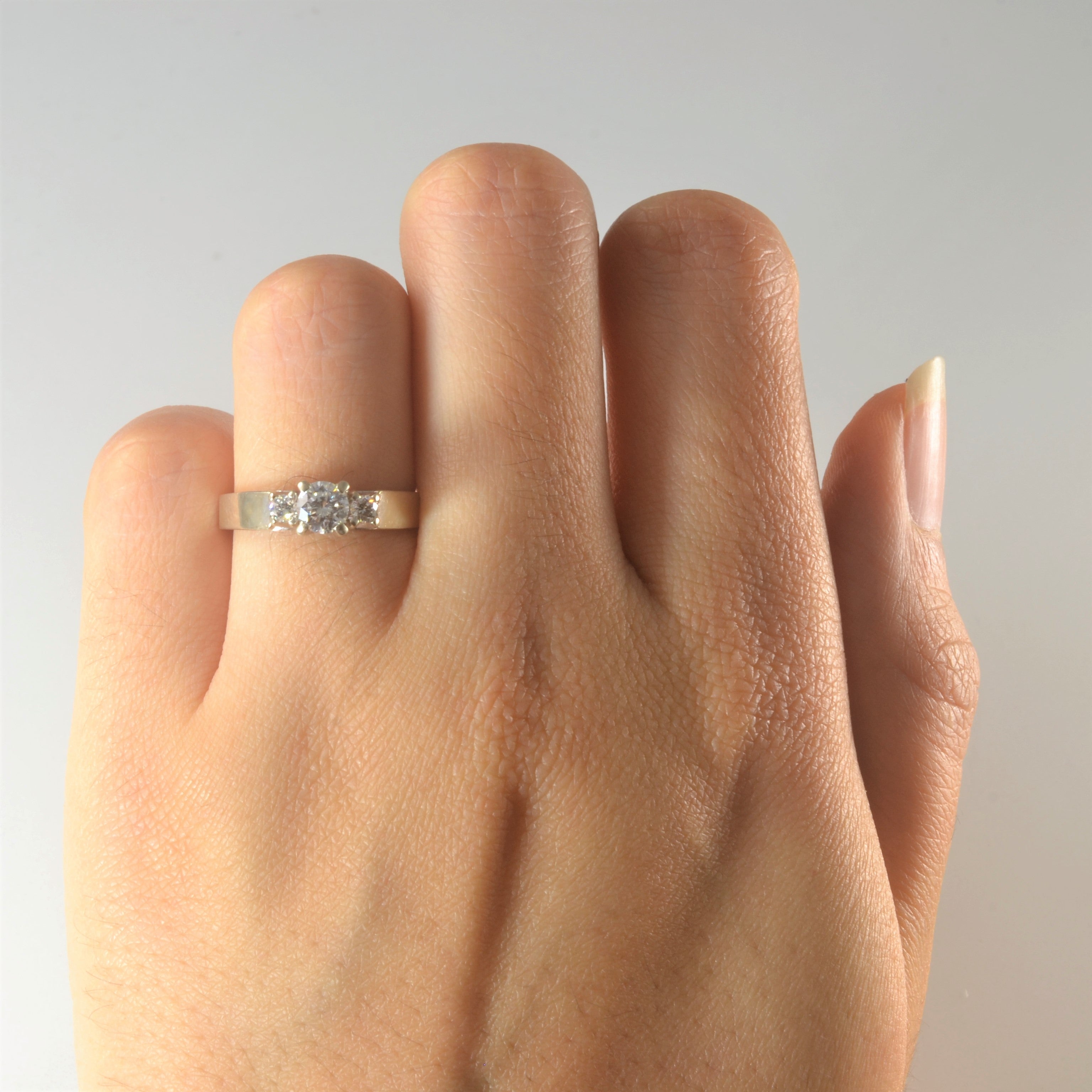 Three Stone Diamond Ring | 0.36ctw | SZ 5.75 |