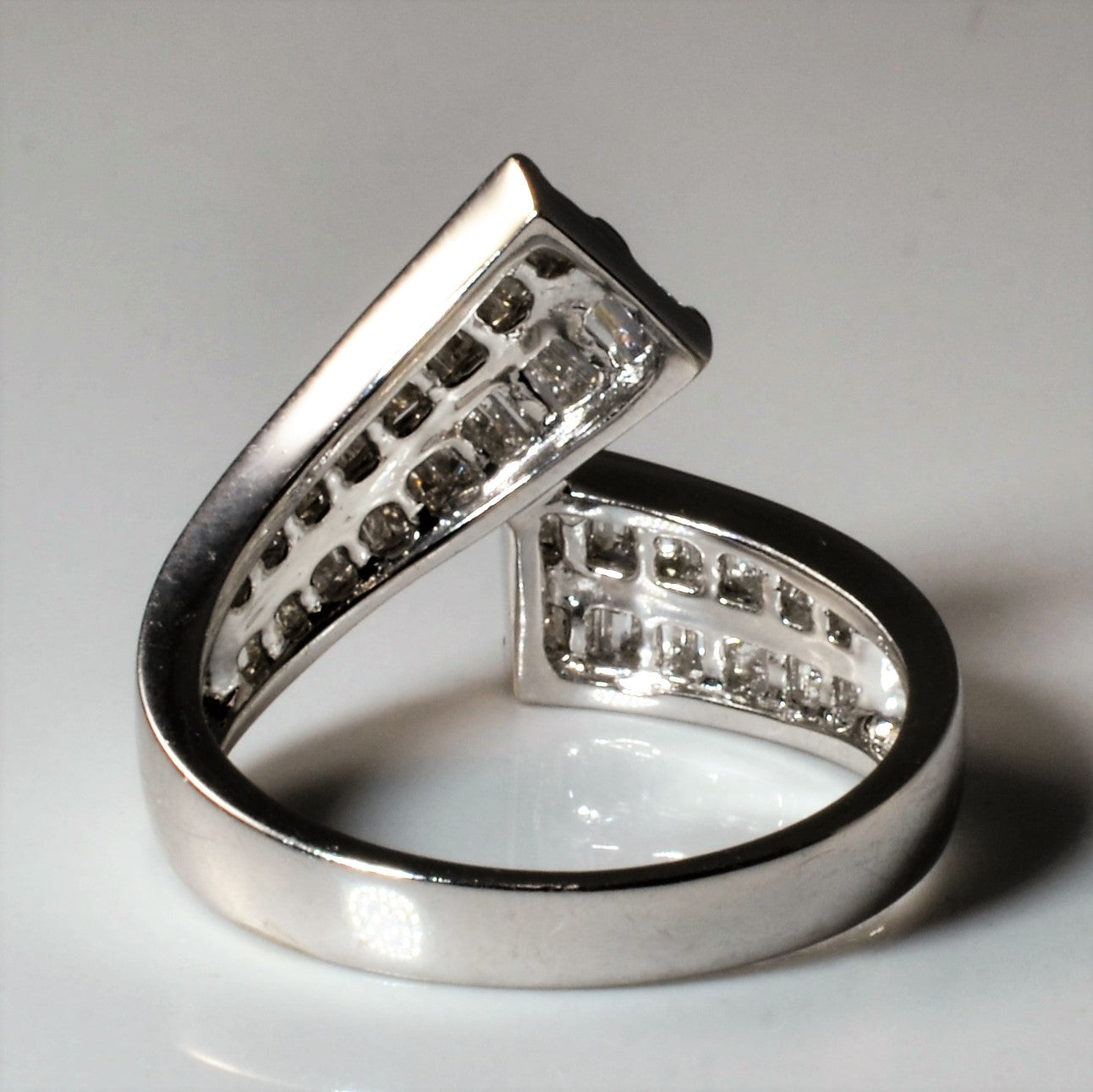 Bypass Diamond Channel Ring | 0.99ctw | SZ 6 |