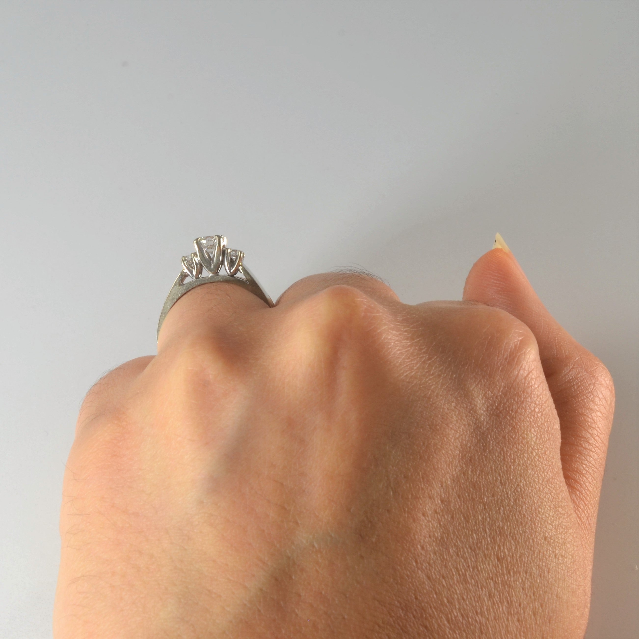 Three Stone Diamond Ring | 0.36ctw | SZ 5.75 |