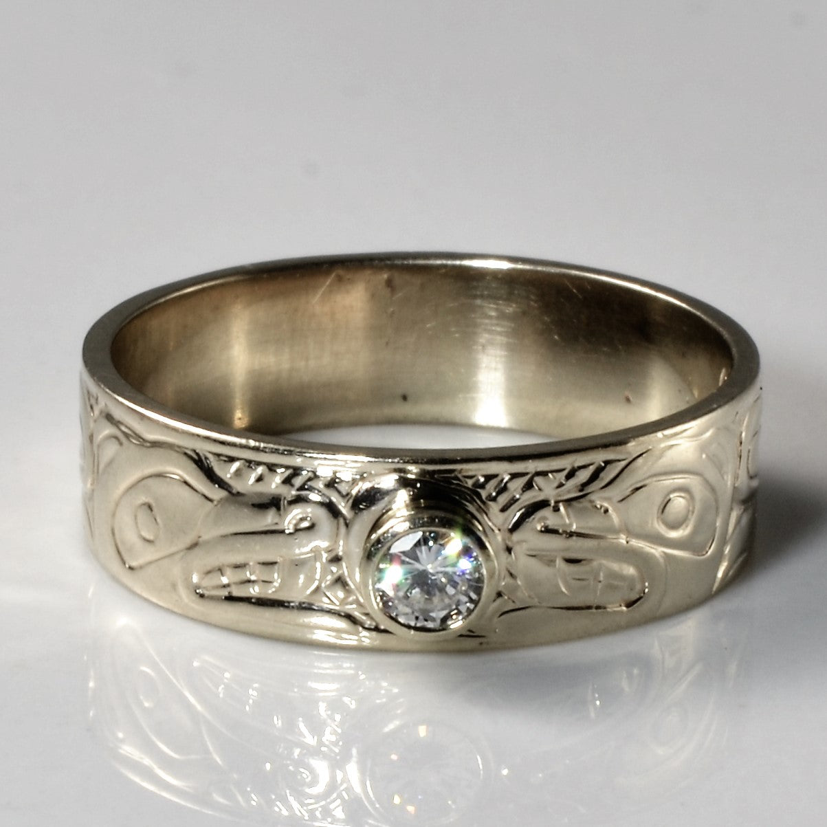 Indigenous Bezel Set Diamond Ring | 0.07ct | SZ 5.25 |