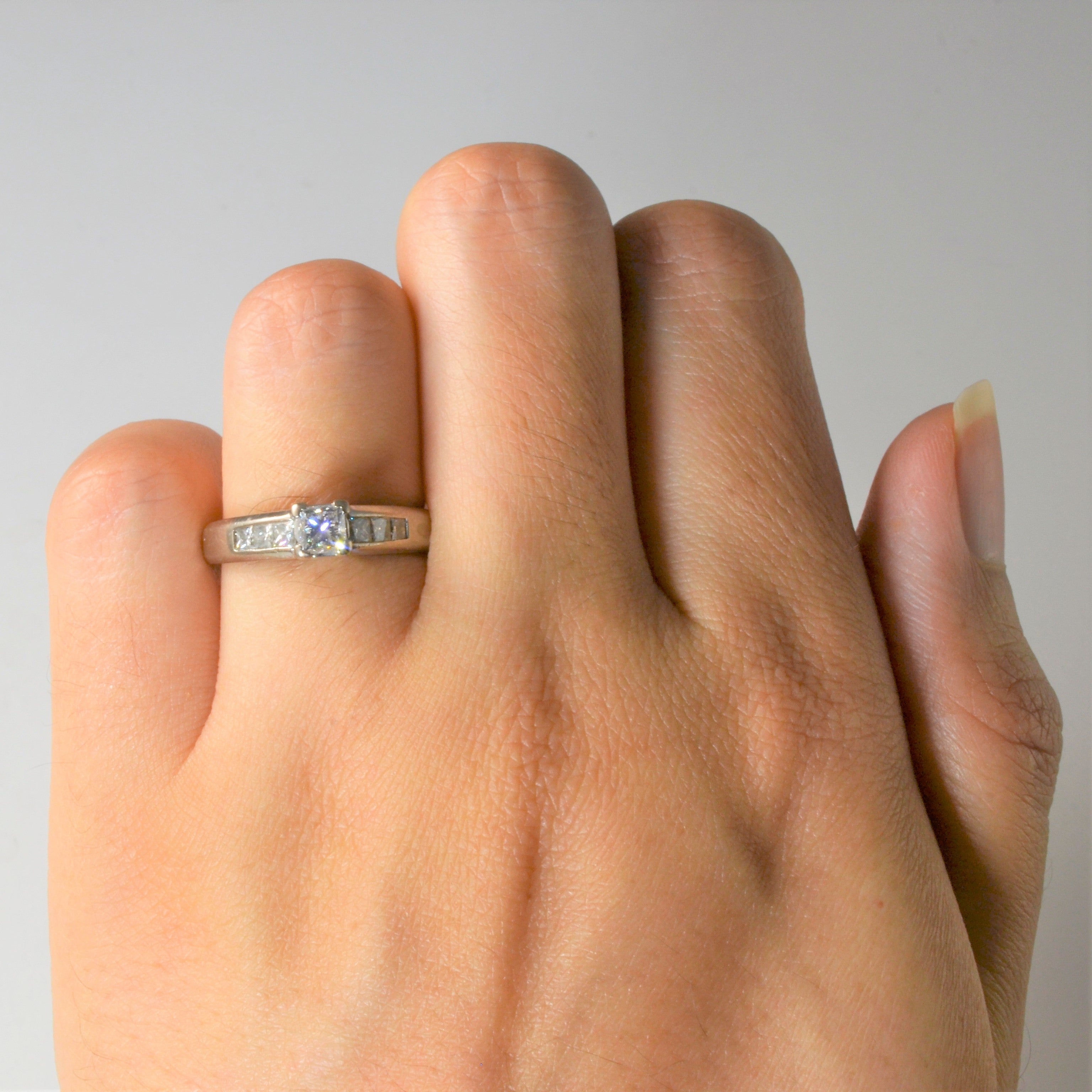 Princess Diamond Engagement Ring | 0.71ctw | SZ 5.5 |