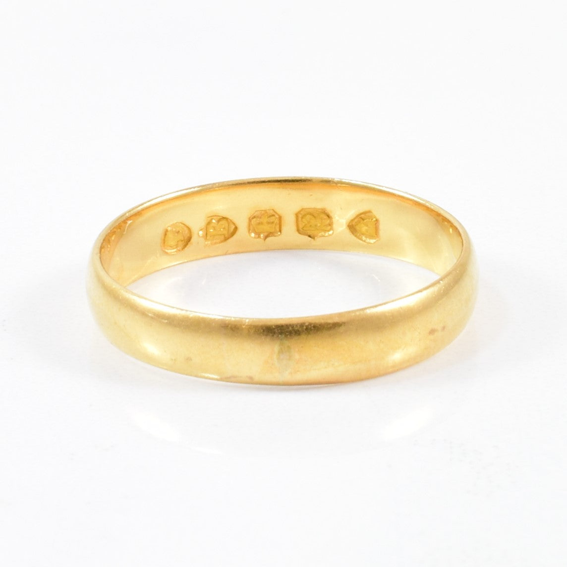 1877 Victorian London Gold Wedding Band | SZ 6.25 |