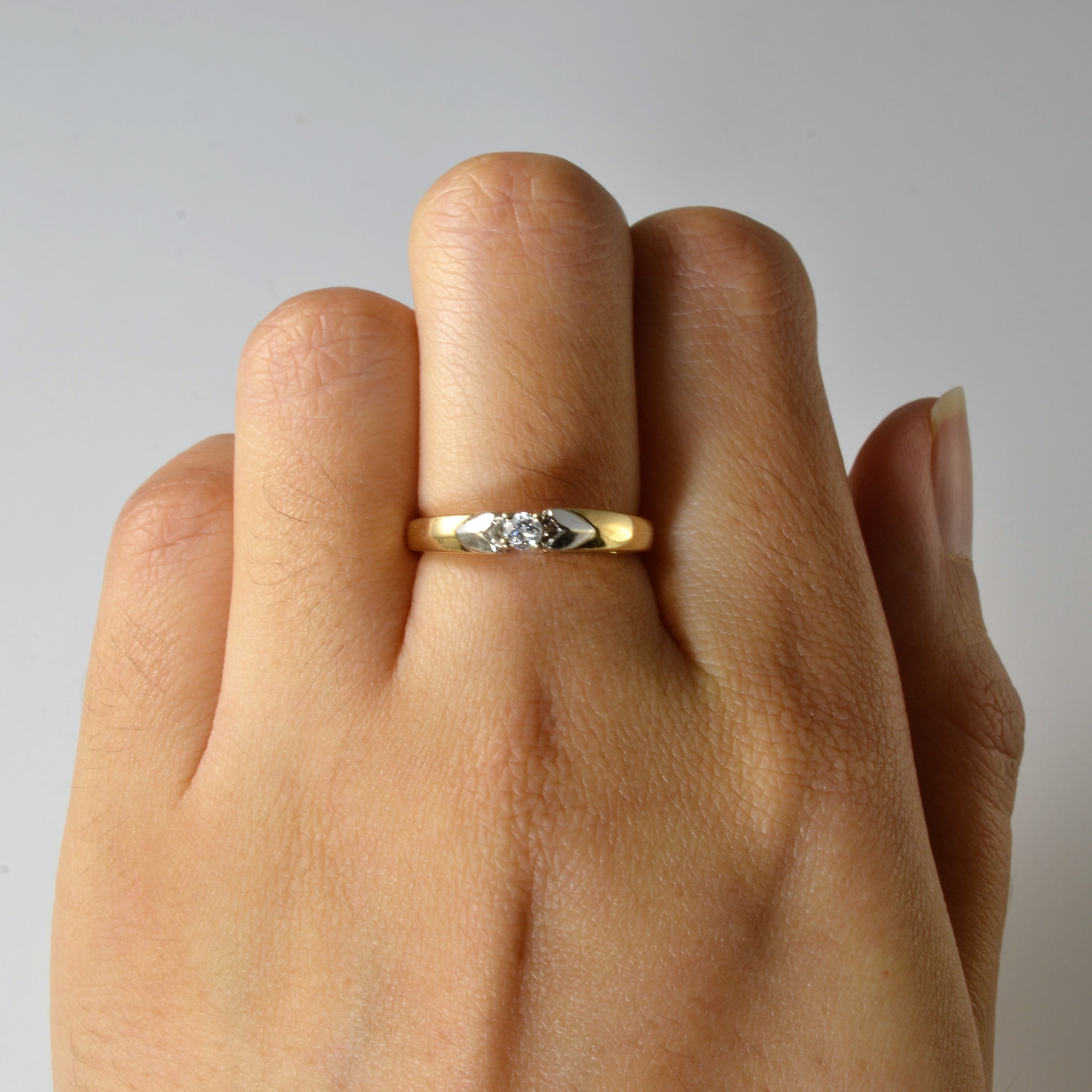 Heart Detailed Diamond Ring | 0.07ct | SZ 6 |