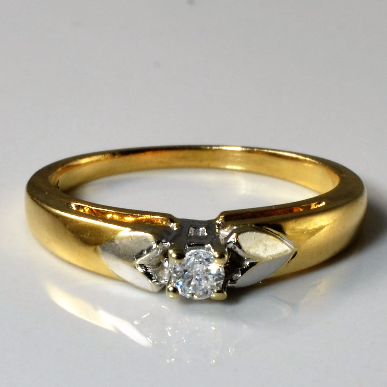 Heart Detailed Diamond Ring | 0.07ct | SZ 6 |