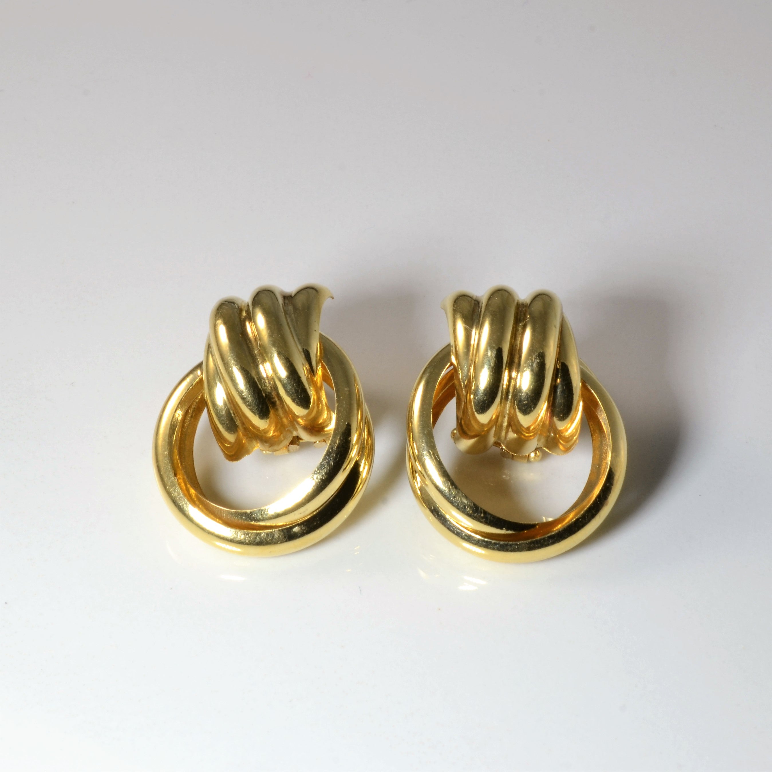 Swirling Knot Stud Earrings |