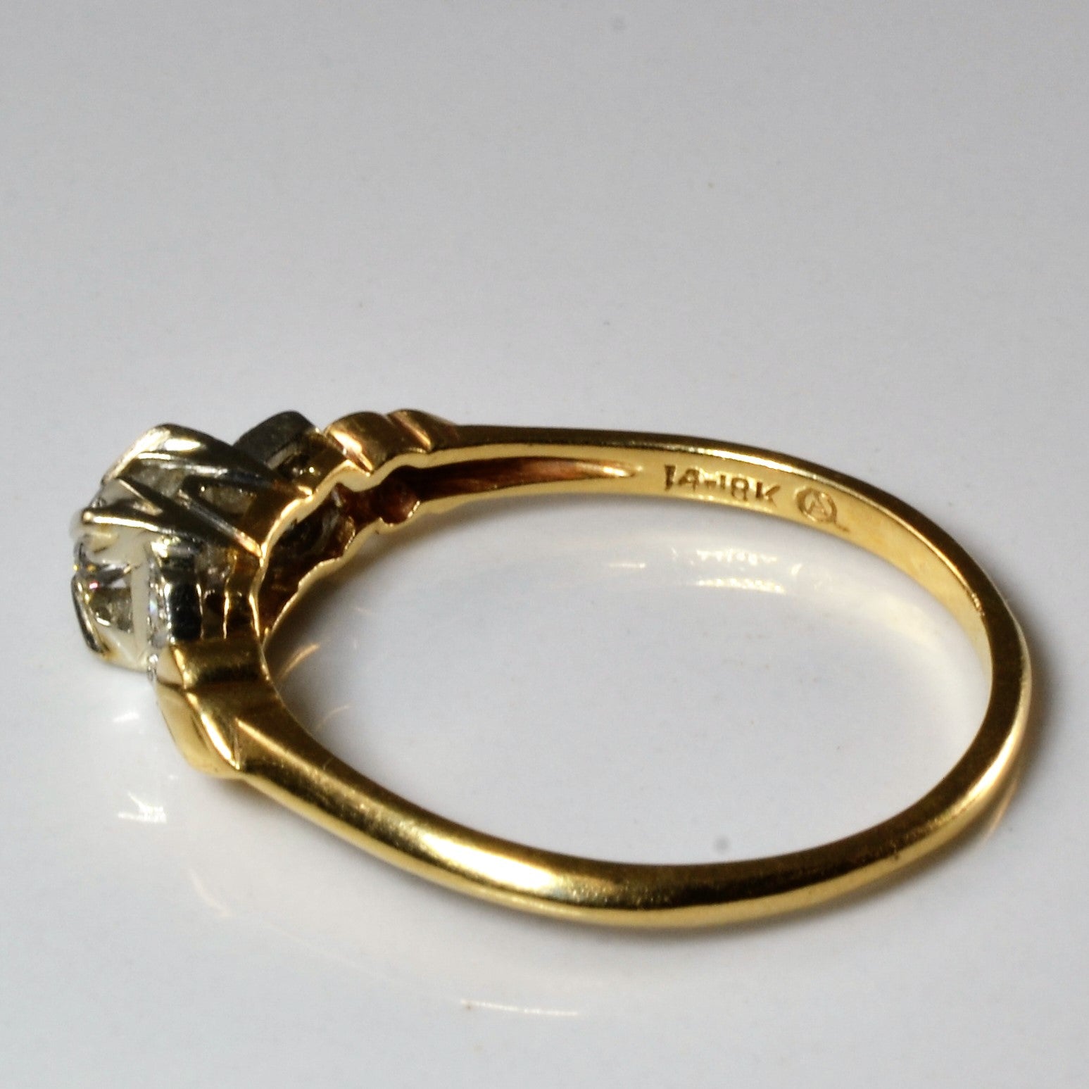 Milgrain Detailed Five Stone Diamond Ring | 0.18ctw | SZ 9.75 |