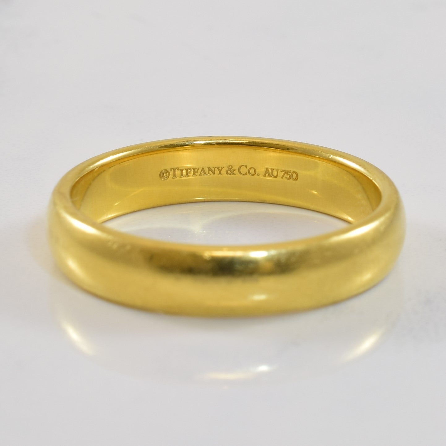 'Tiffany & Co.' Tiffany Forever Wedding Band Ring | 4.50 mm | SZ 9.75 |