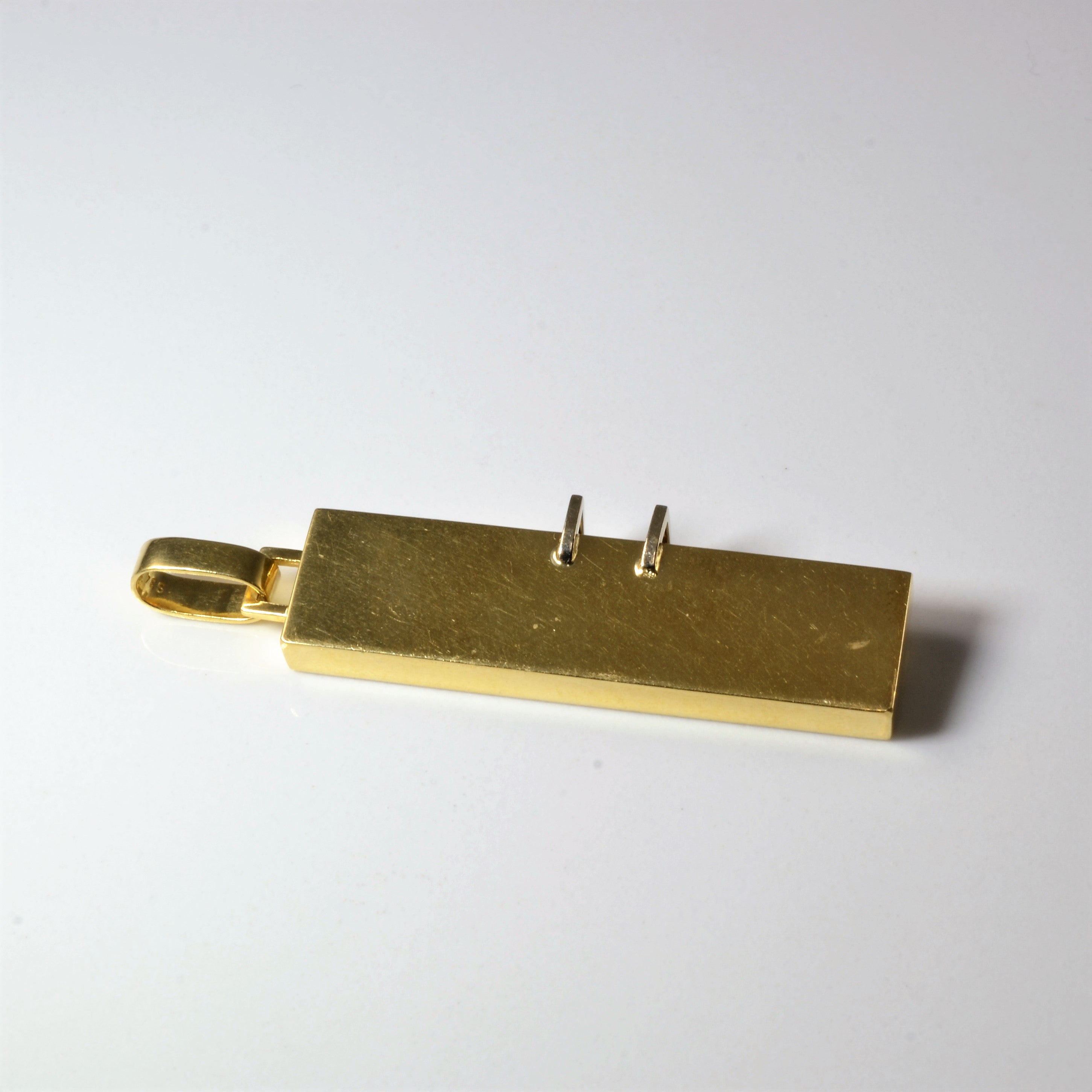 Unique Diamond Bar Pendant | 0.12ctw |