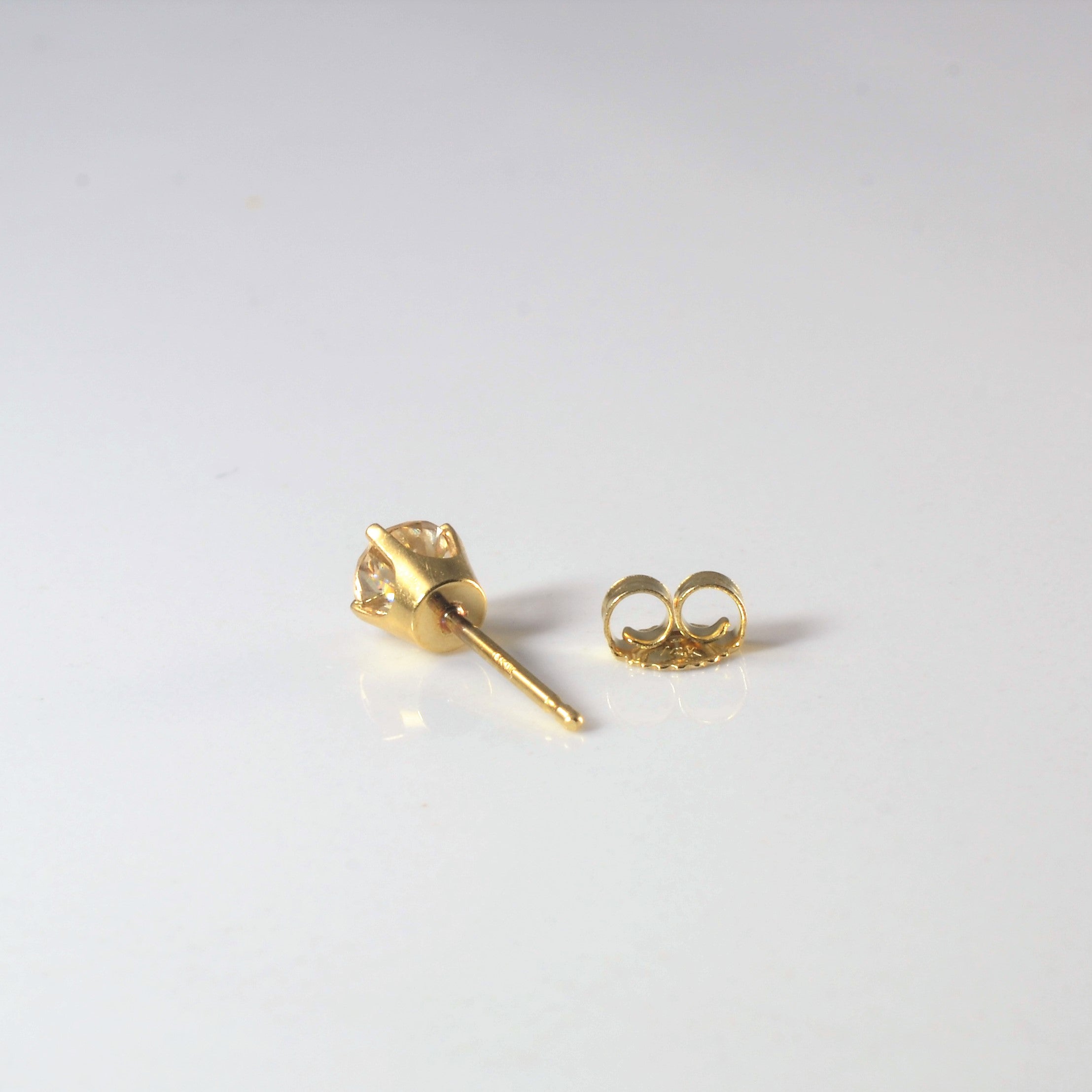 Champagne Diamond Stud Earrings | 0.58ctw |