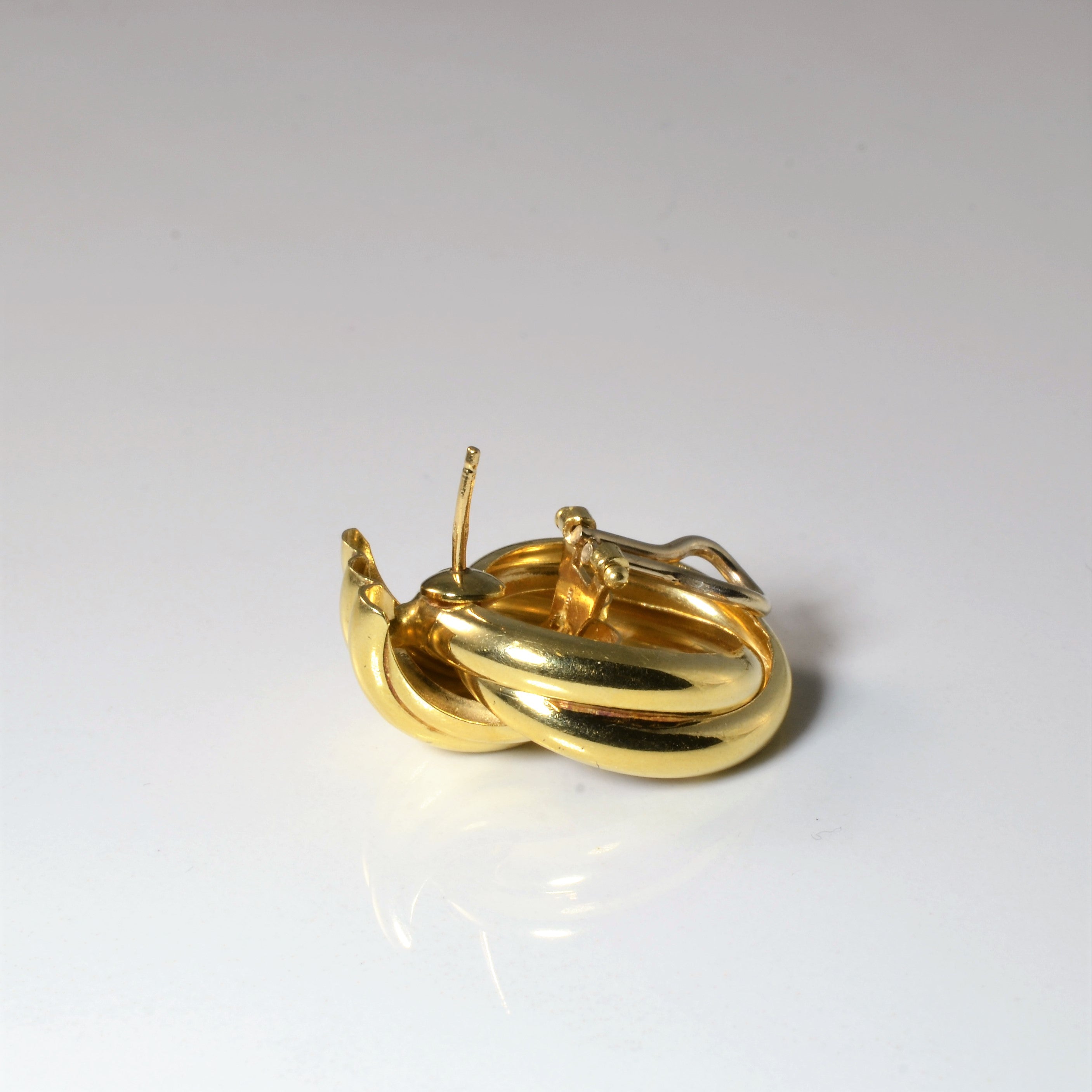 Swirling Knot Stud Earrings |