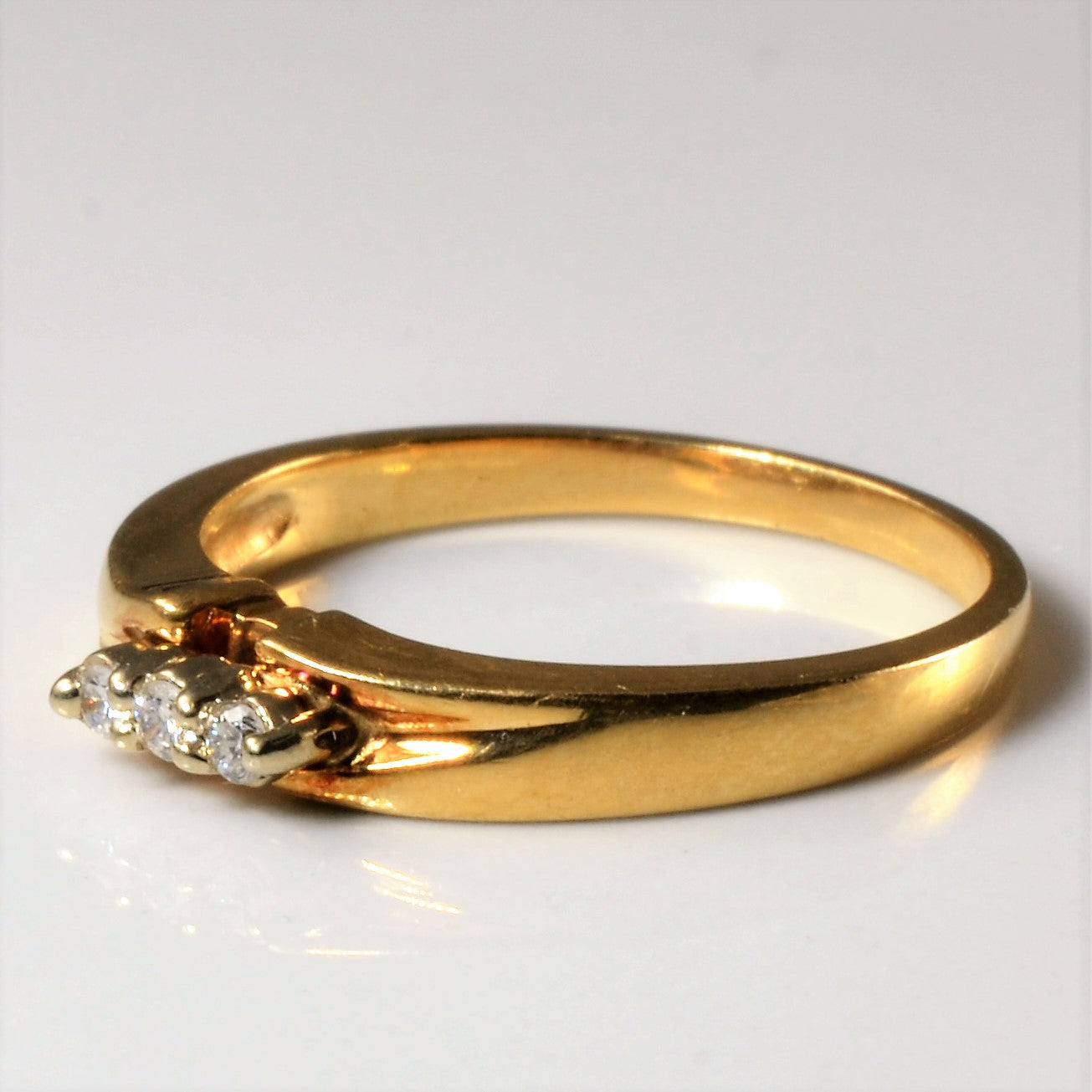 Three Stone Diamond Ring | 0.05ctw | SZ 6.25 |