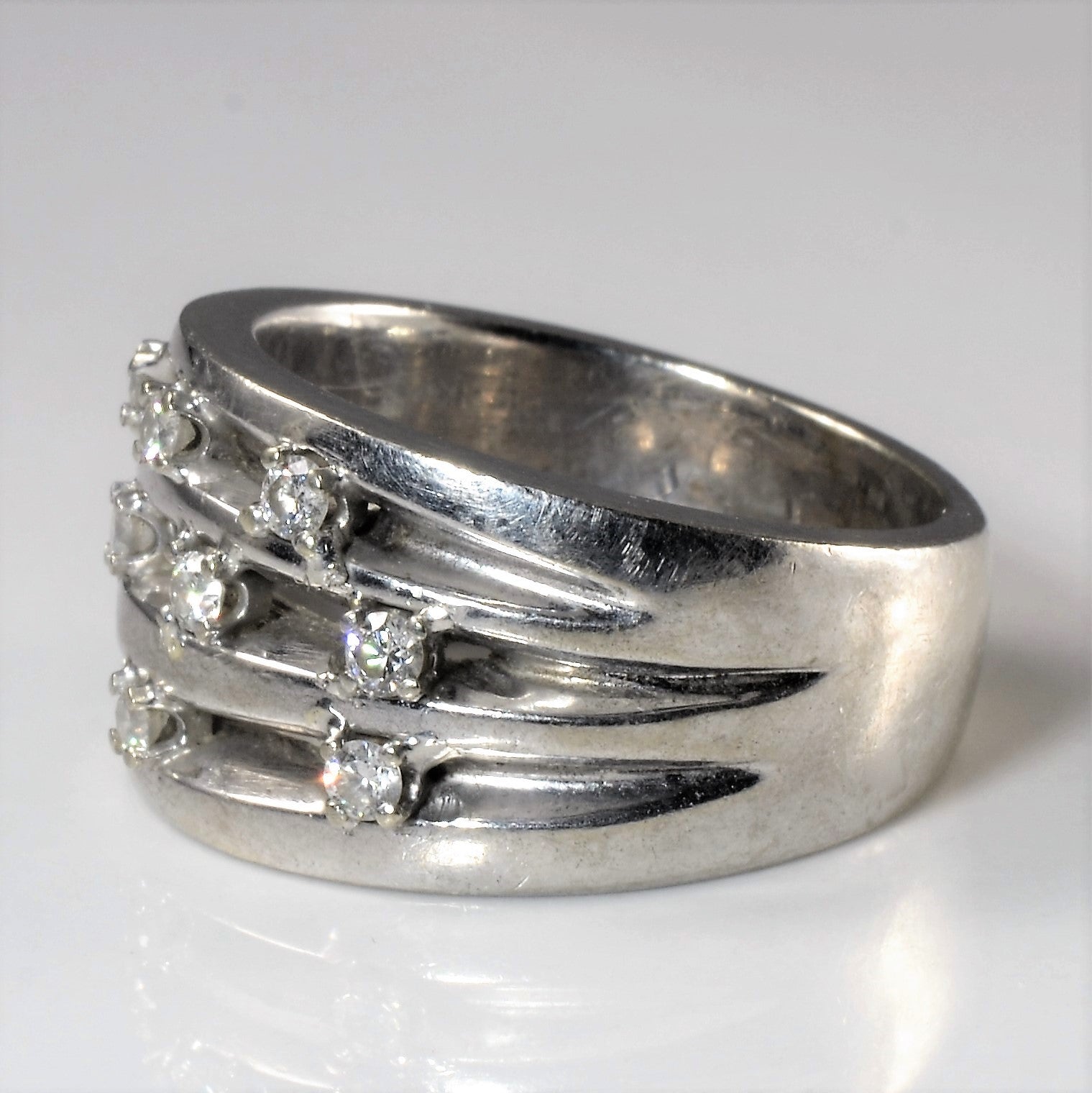 Scattered Diamond Ring | 0.44ctw | SZ 8.5 |