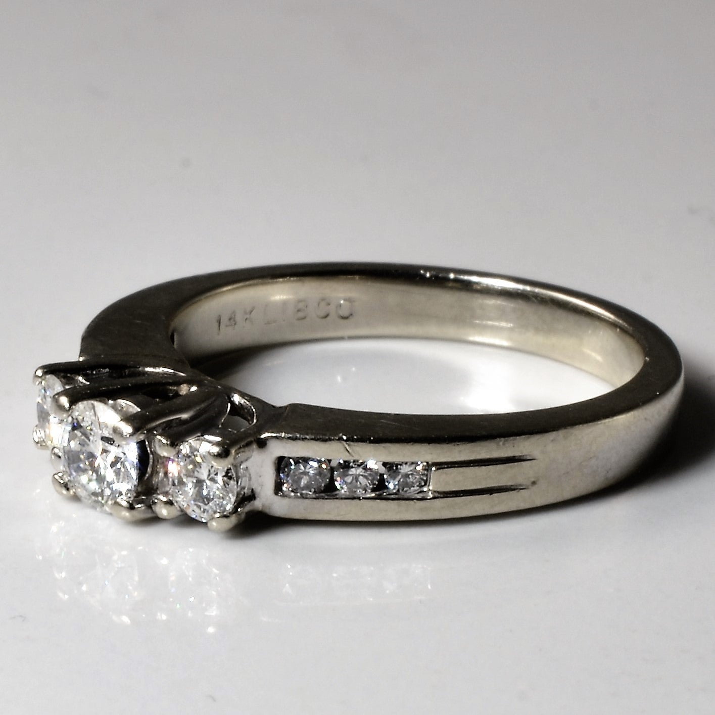 Three Stone Diamond Ring | 0.47ctw | SZ 7 |