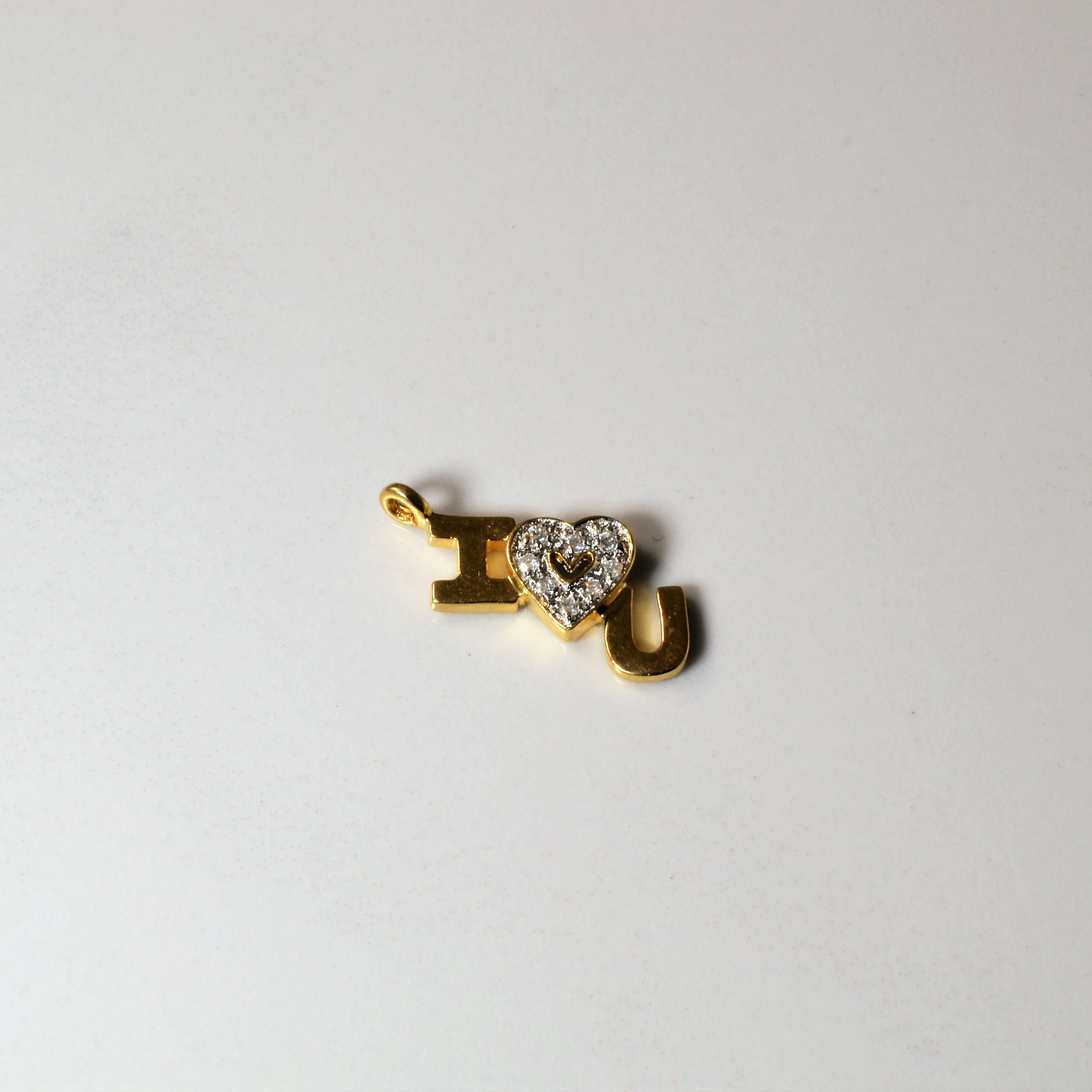 Diamond 'I Love You' Pendant | 0.02ctw |