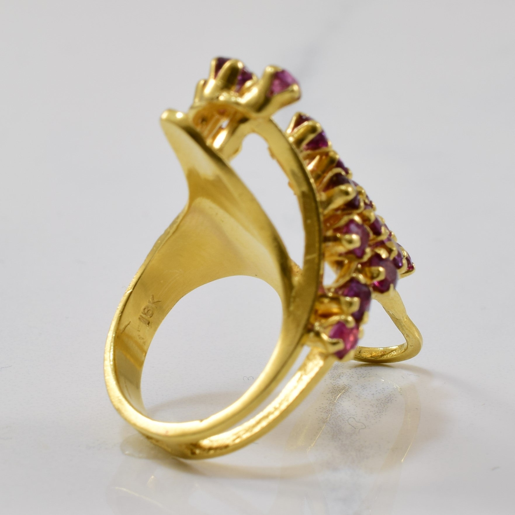 Unique Ruby Cluster Ring | 2.00ctw | SZ 5 |