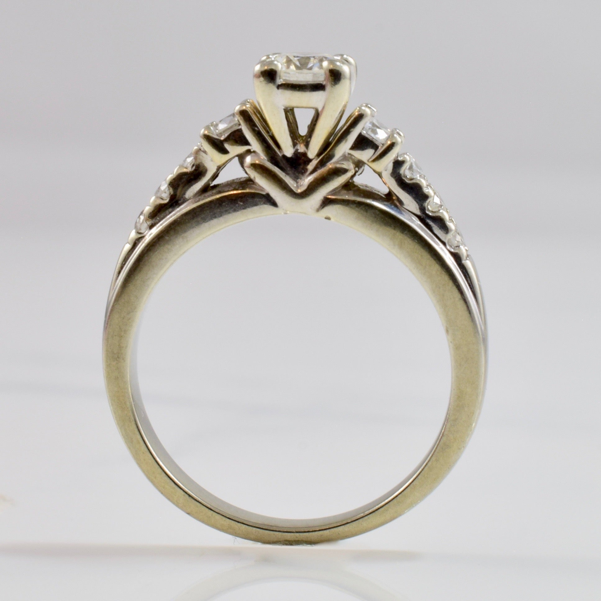 Diamond Engagement Ring | 0.46 ctw SZ 4.25 |