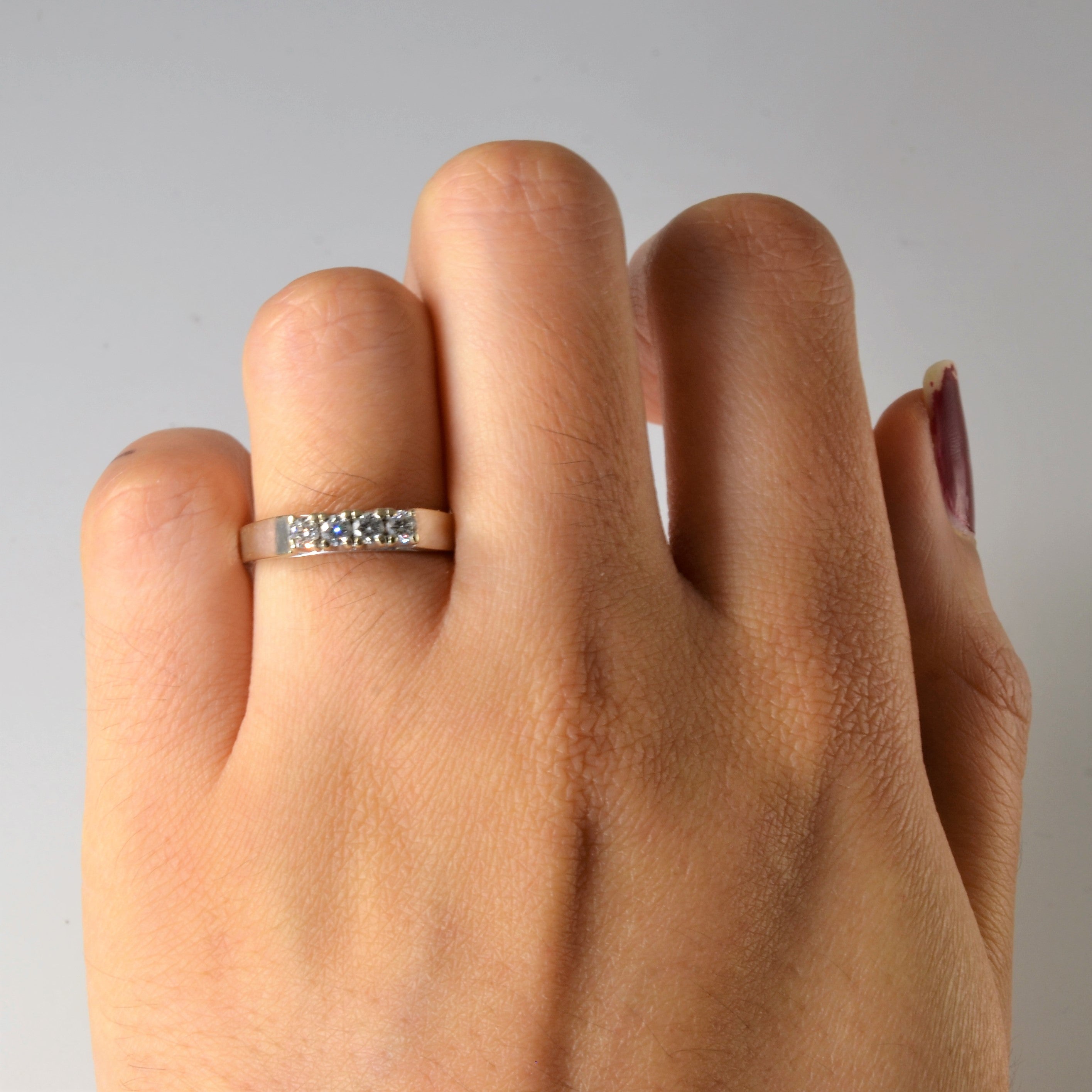 Four Stone Diamond Ring | 0.22ctw | SZ 5.75 |