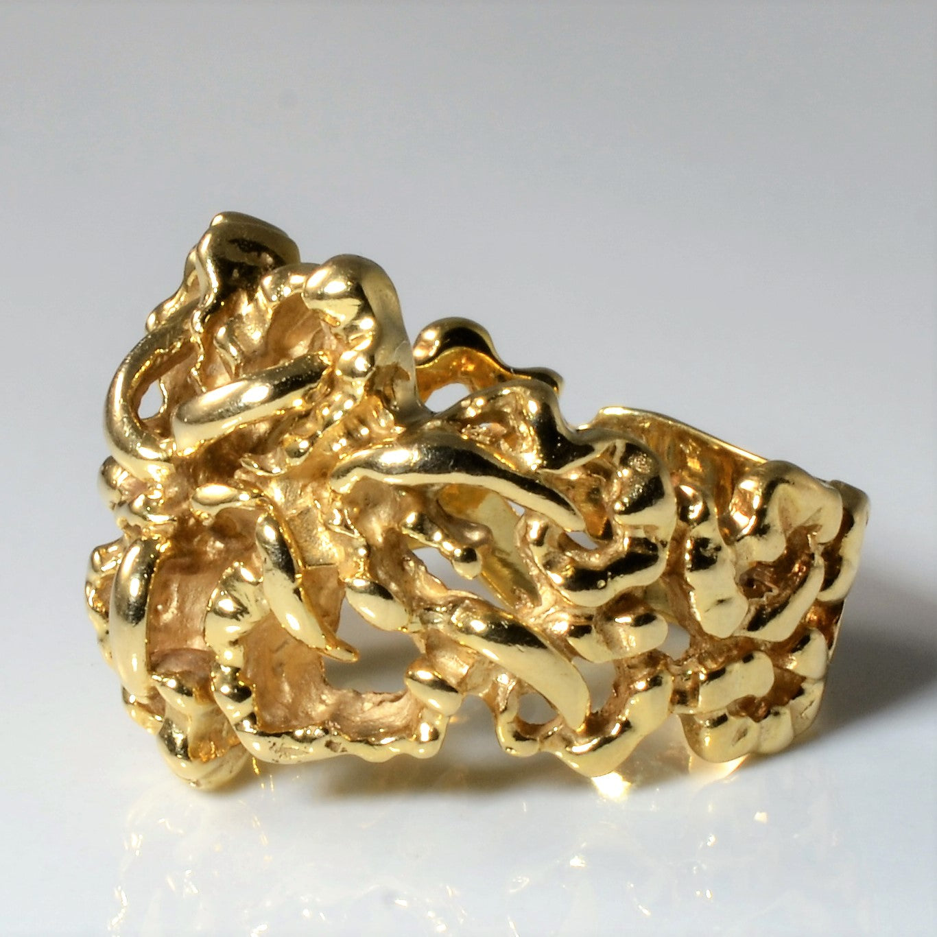 Textured Gold Ring | SZ 6.5