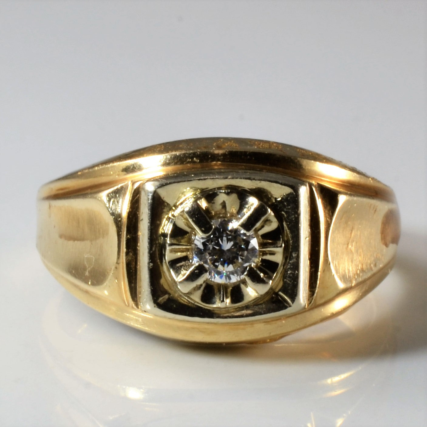 Claw Set Solitaire Diamond Ring | 0.20ct | SZ 9.5 |