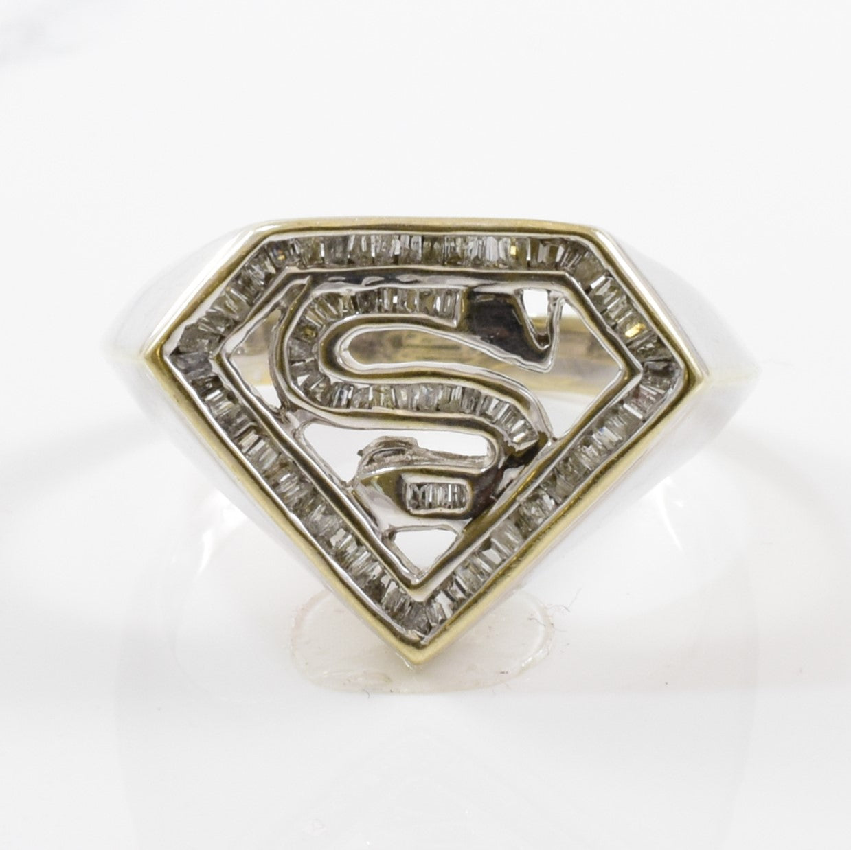 Diamond Superman Ring | 0.15ctw | SZ 10.75 |