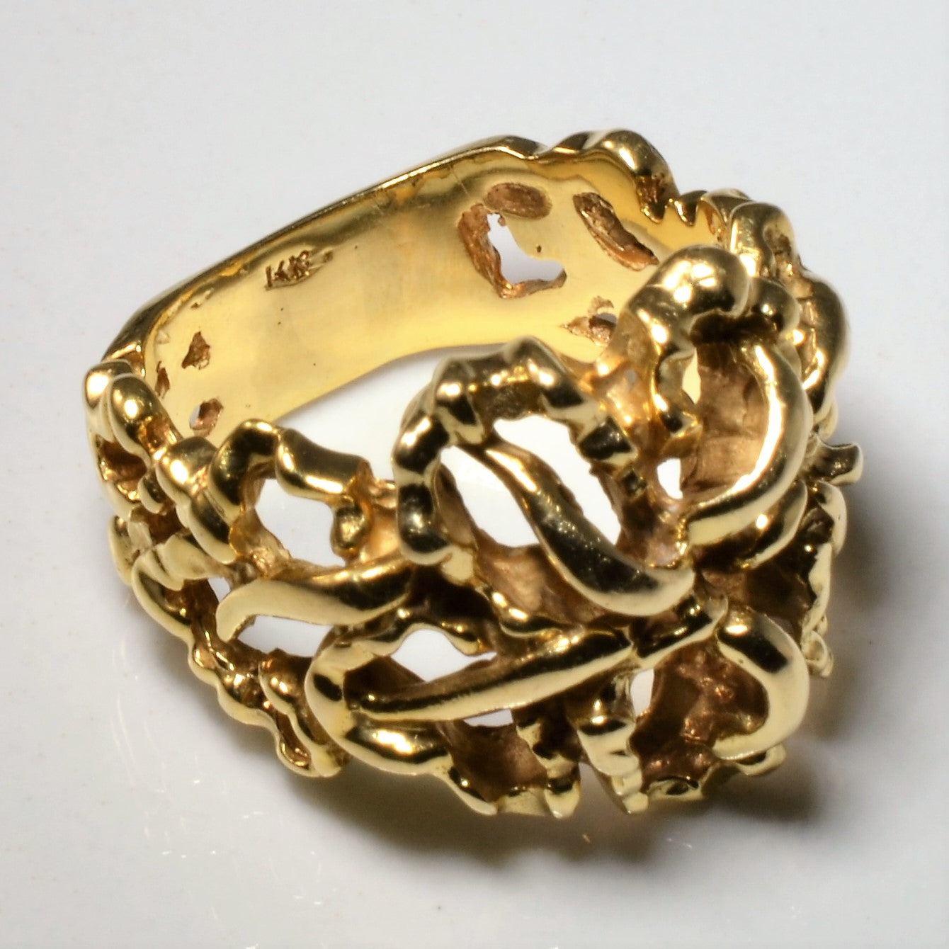 Textured Gold Ring | SZ 6.5