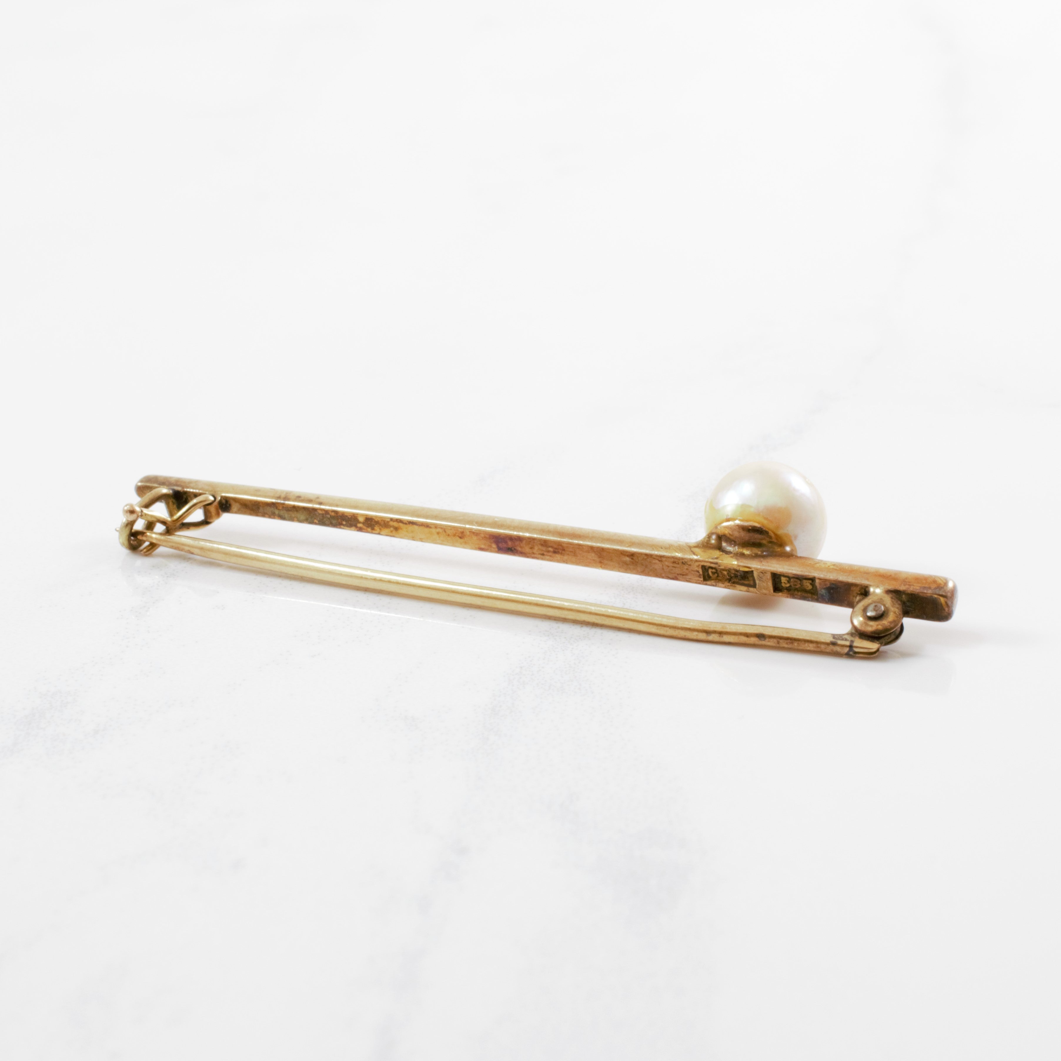 Edwardian Era Pearl Brooch